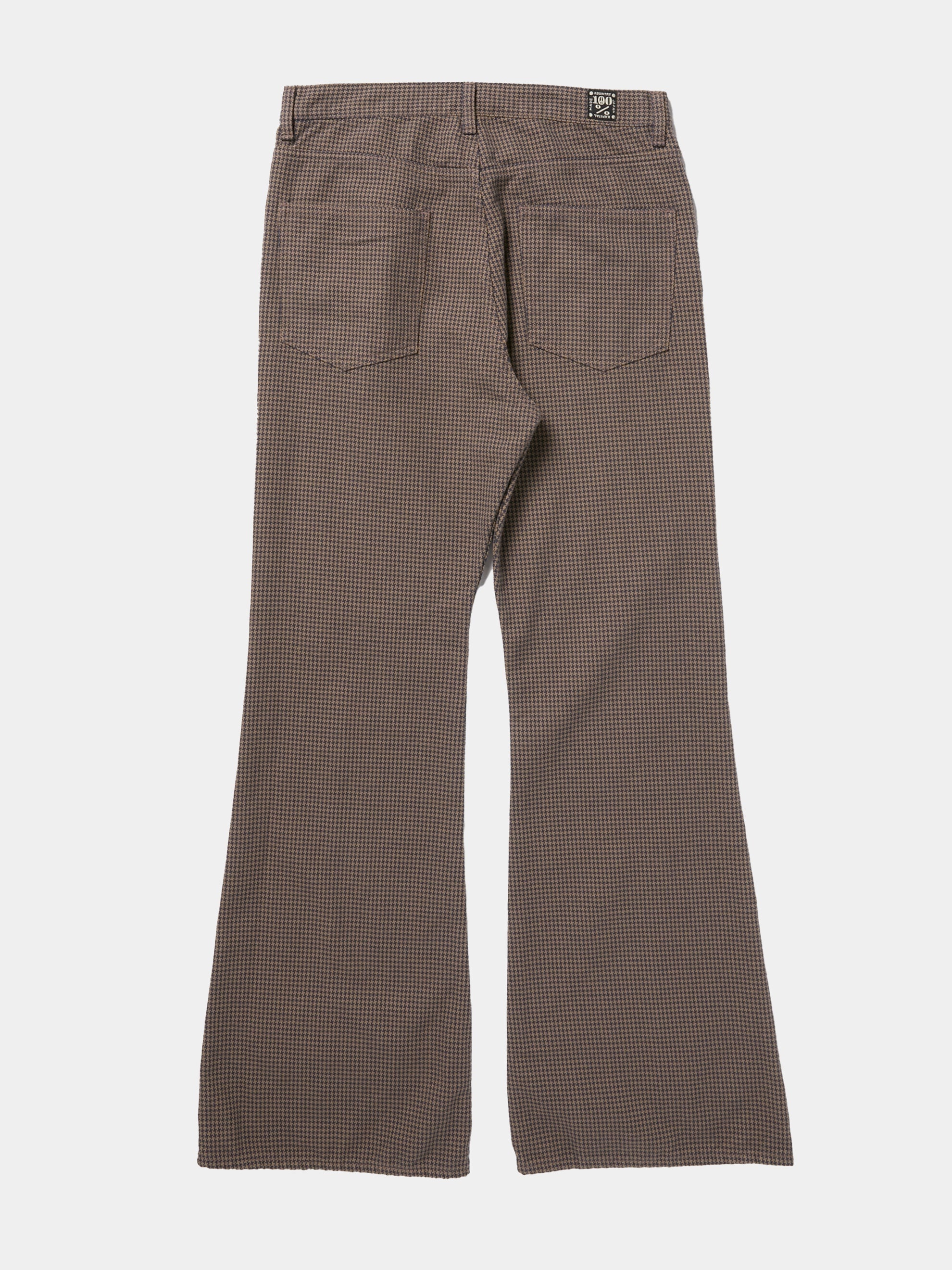 KAPITAL Easy Baker Straight-Leg Embellished Herringbone Cotton