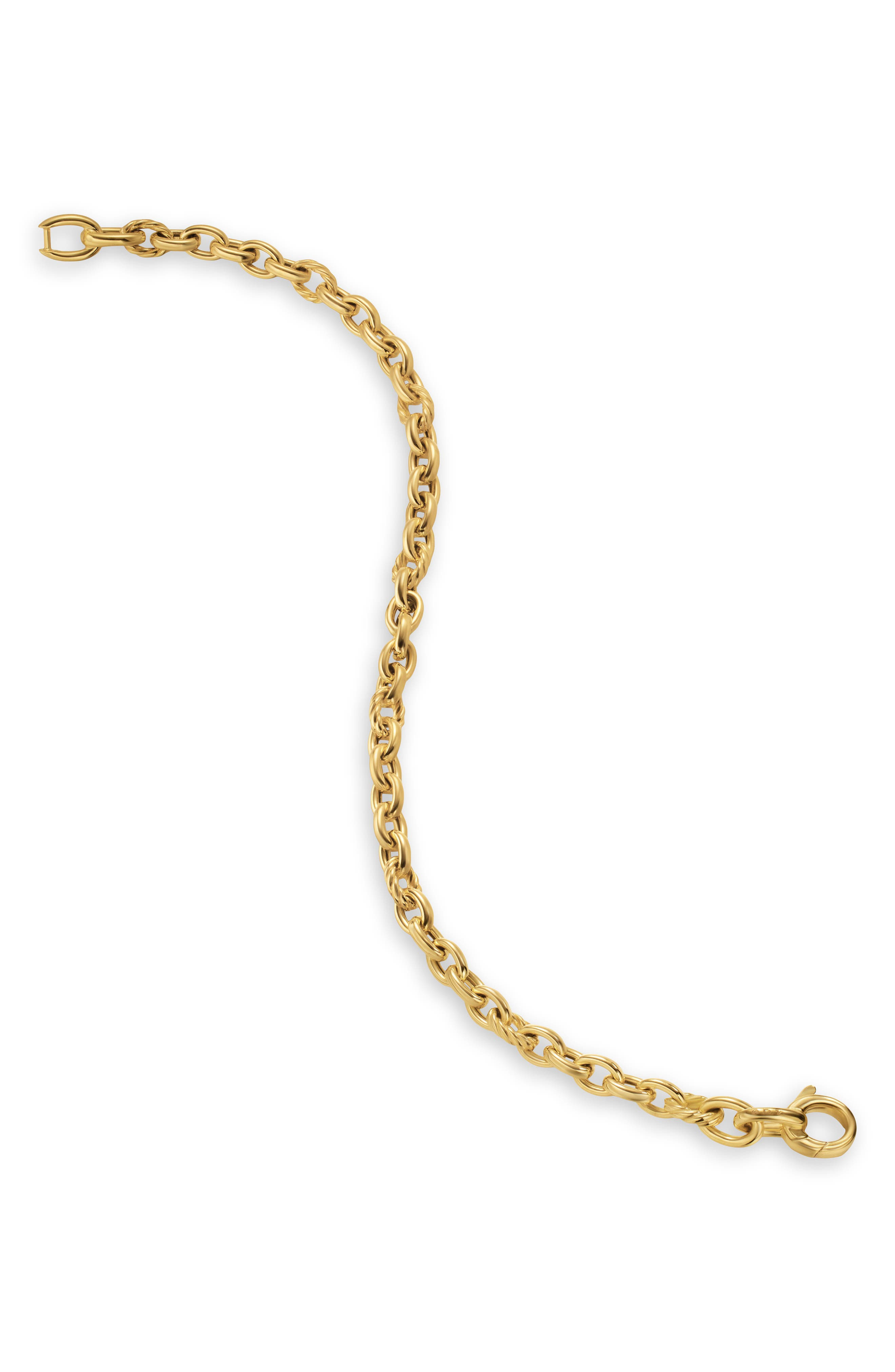 David Yurman DY Mercer® Petite Chain Bracelet in 18K Yellow Gold, 4.5mm in 18K Gold at Nordstrom - 4