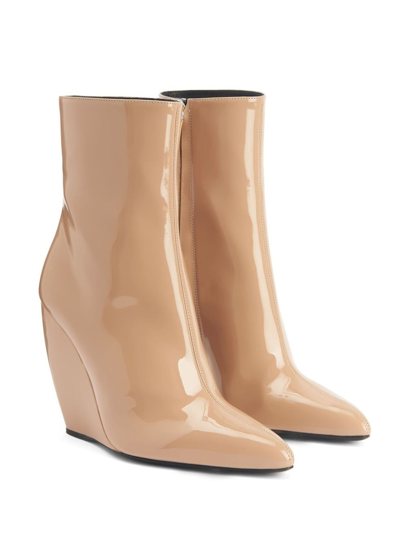 Giuseppe Zanotti Tylde 105mm patent leather boots outlook
