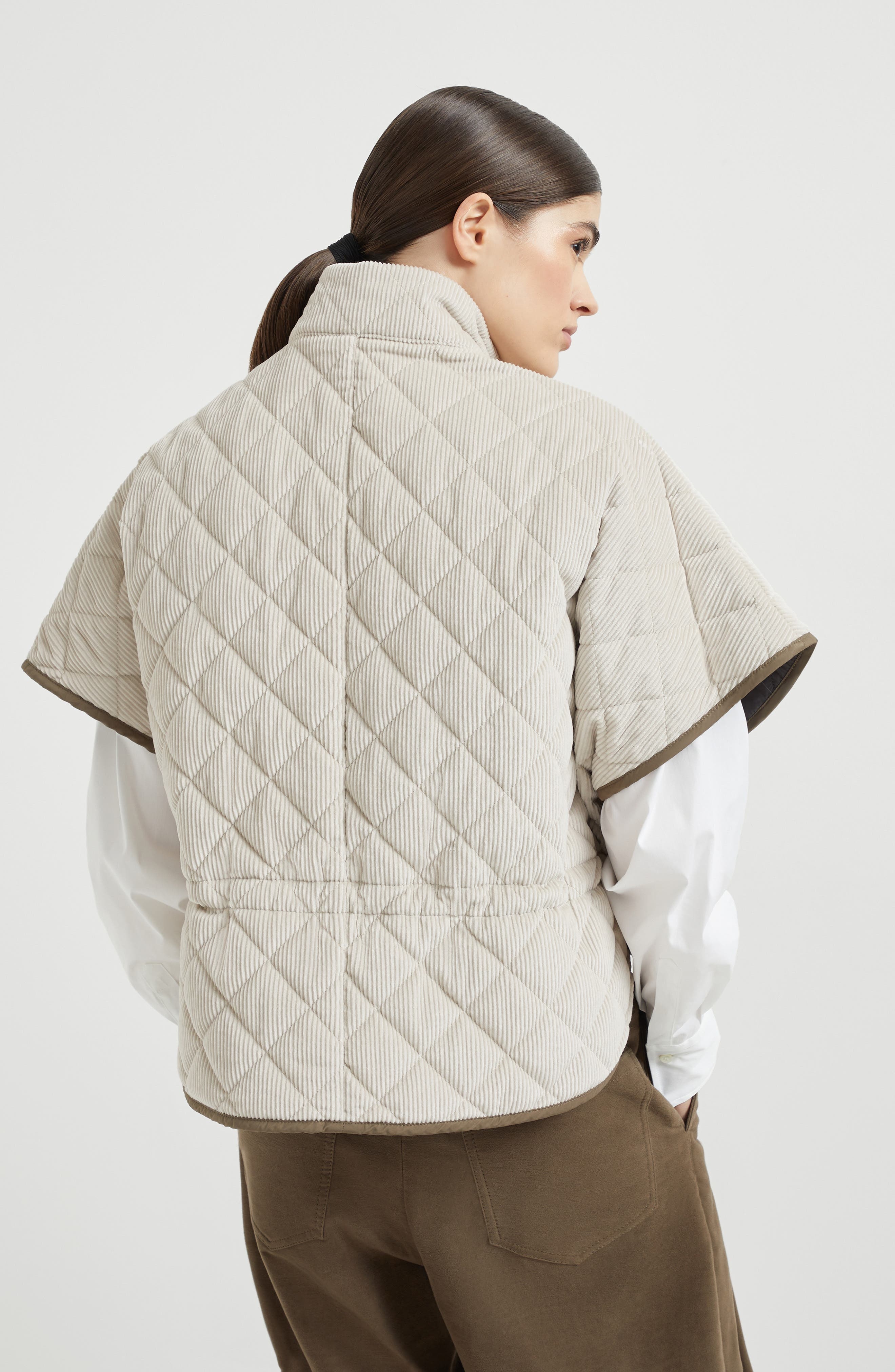 Brunello Cucinelli Quilted outerwear in Beige at Nordstrom - 3
