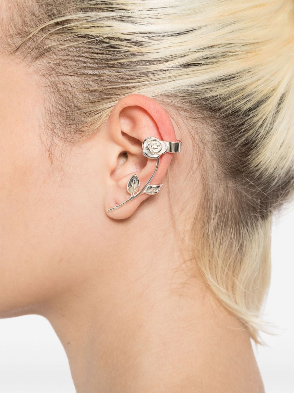 rose cuff earrings - 2