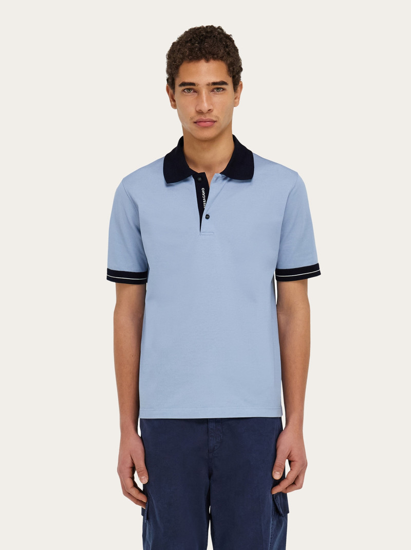 FERRAGAMO Short sleeve polo shirt outlook
