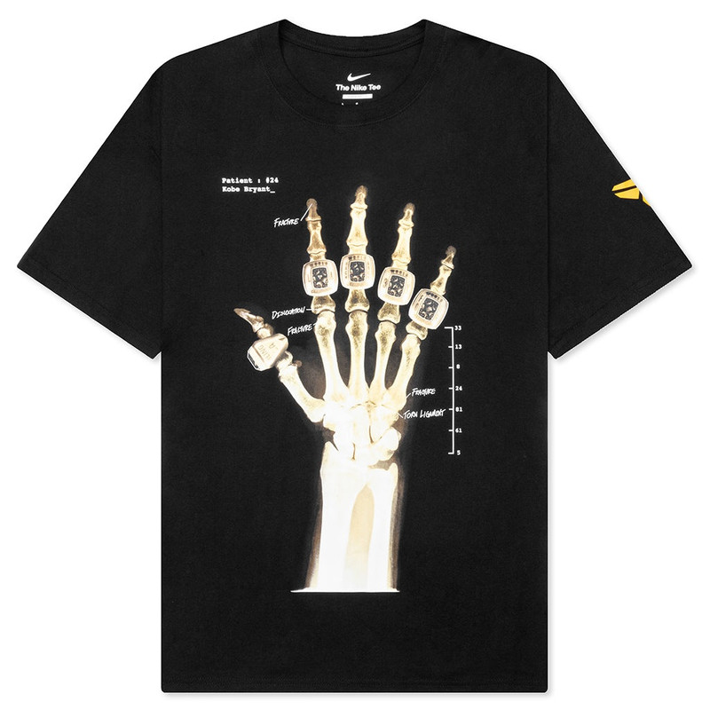 KOBE BRYANT BROKEN NOT BEATEN T-SHIRT - BLACK - 1
