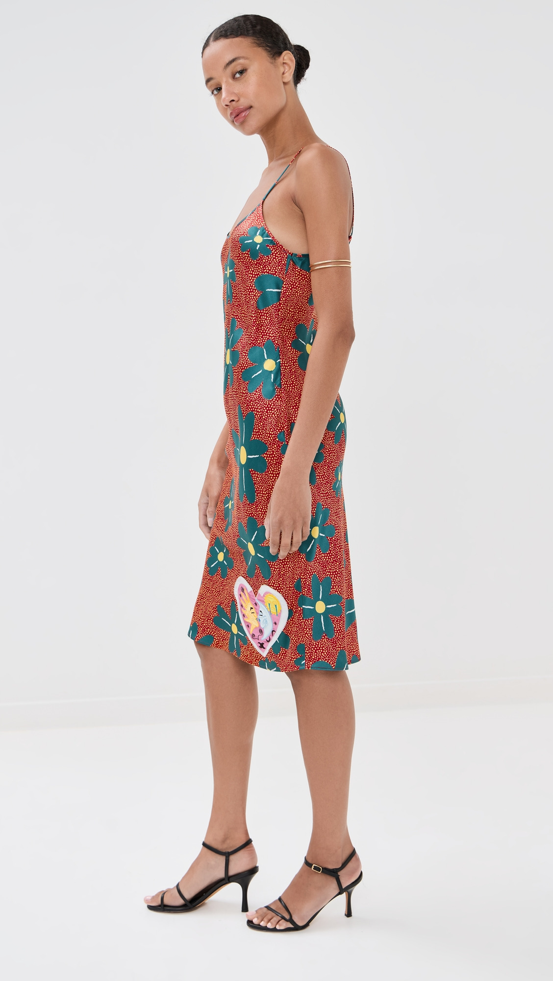 Print Silk Mini Dress - 3