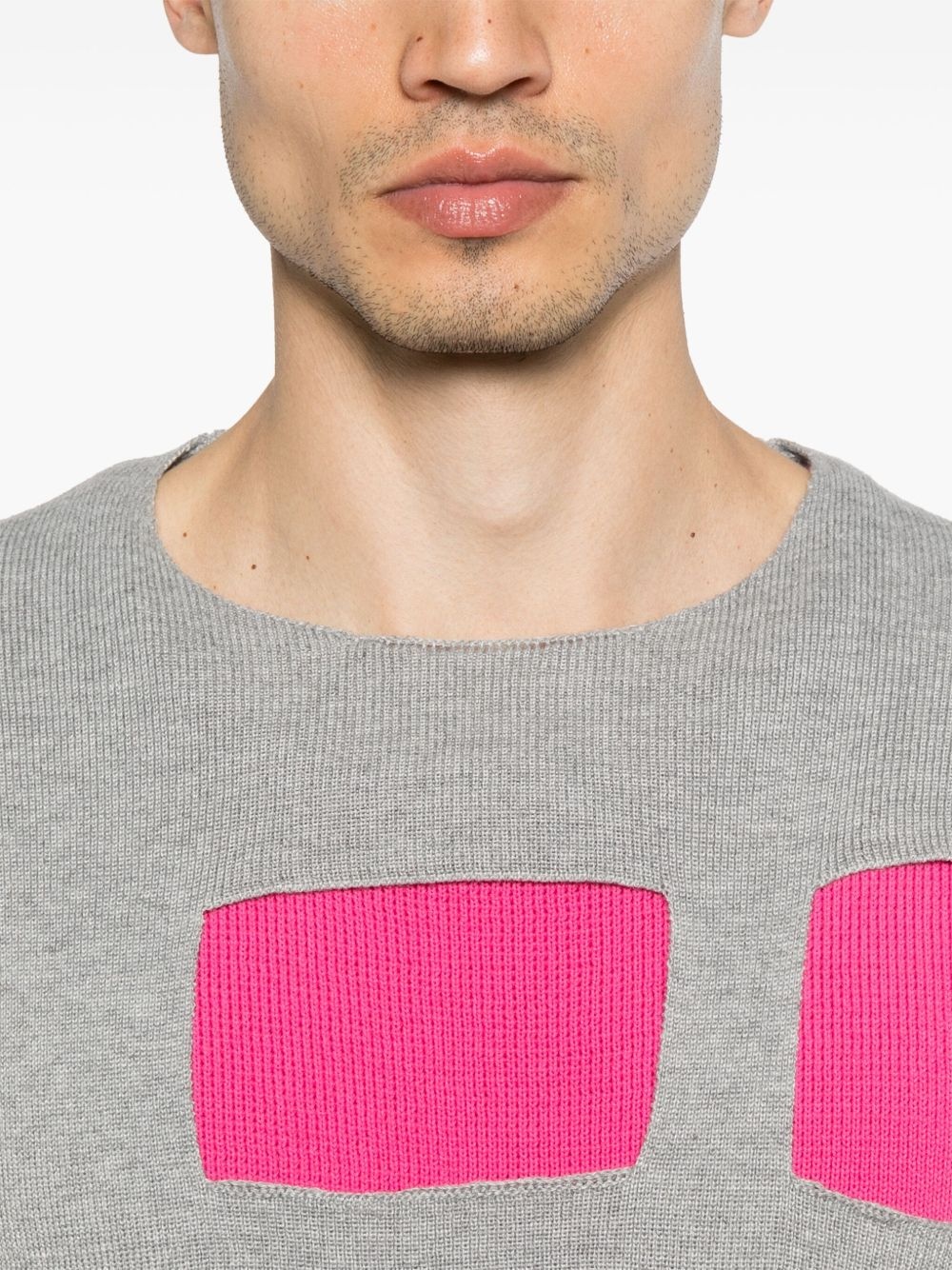 cut-out sweater - 5
