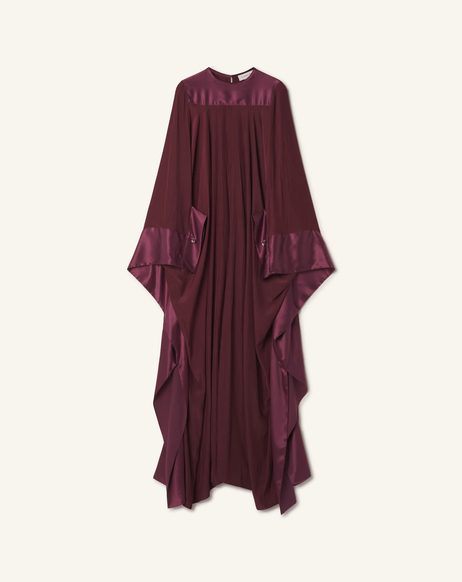 FULL-LENGTH CHARMEUSE DRESS - 1