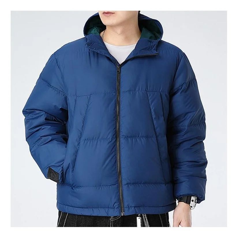 Nike LeBron Solid Color Zipper hooded down Jacket Blue CK6774-490 - 1