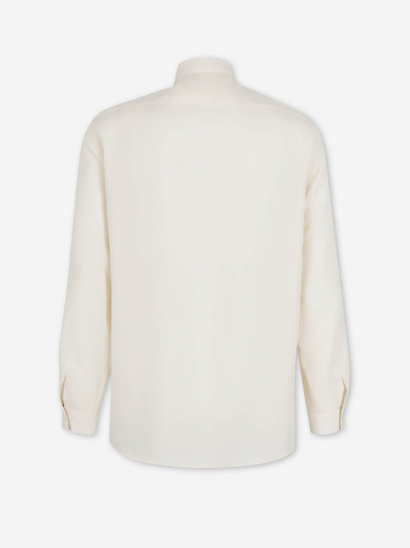 LARDINI PLAIN TENCEL SHIRT outlook