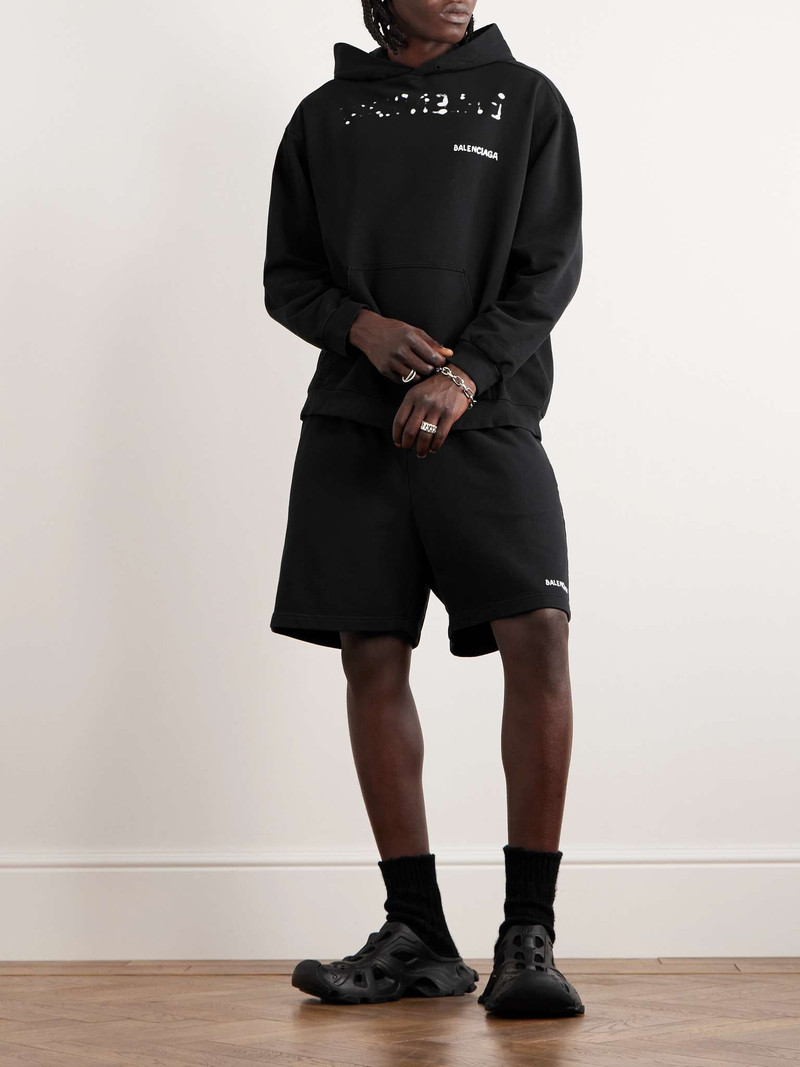 BALENCIAGA 남자의 손 Drawn Balenciaga Hoodie 중간 적합 에 검정 outlook