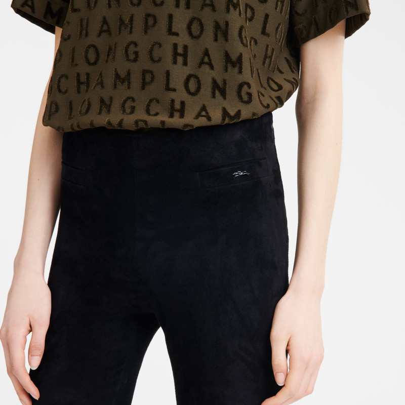 Skinny pants Black - Leather 4