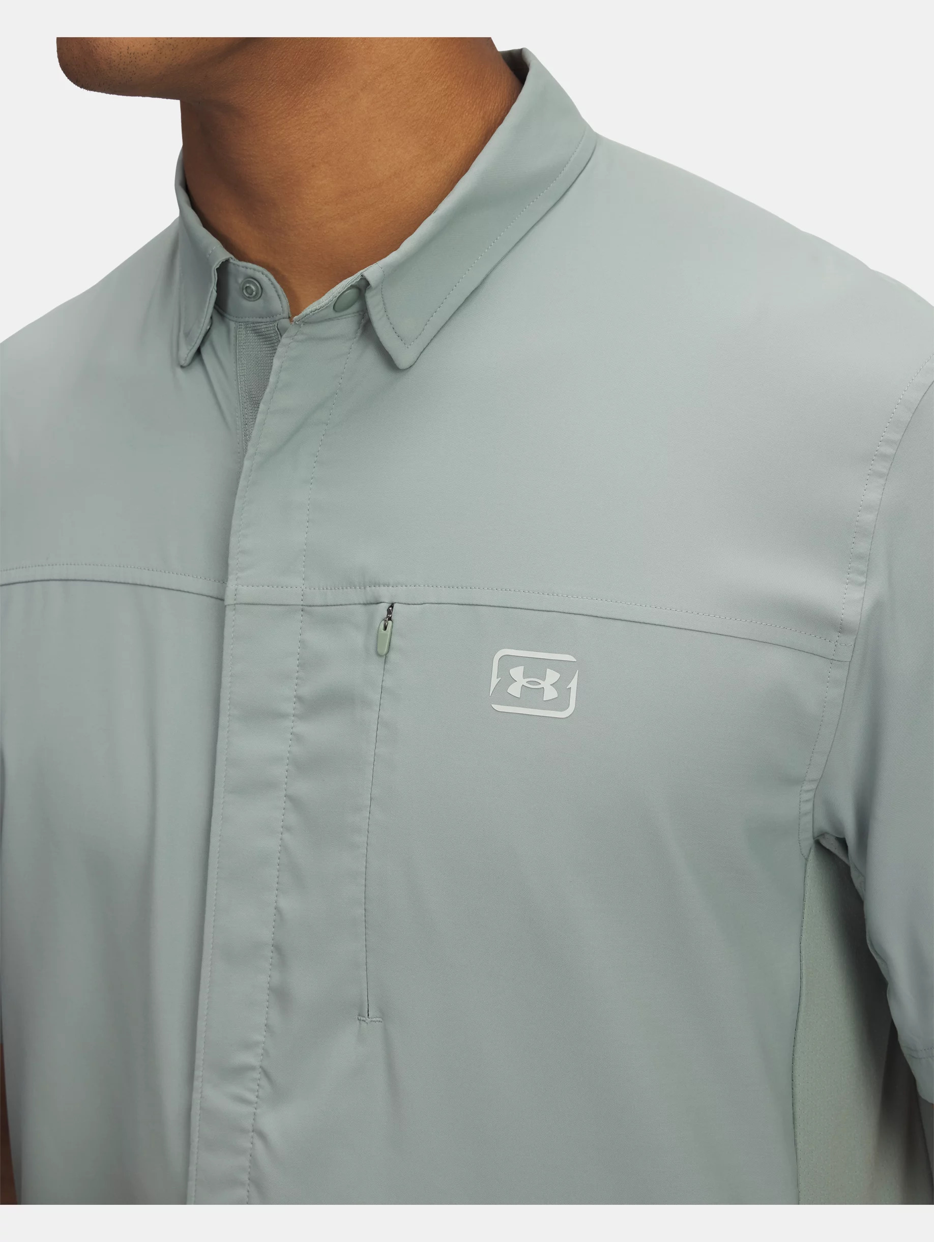 Men's UA Fish Pro Hybrid Woven Short Sleeve - 3