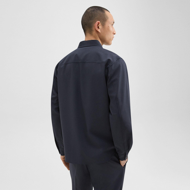 Garvin Shirt Jacket in Stretch Wool 4