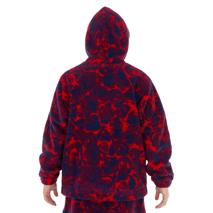 Burberry Abstract Rose Print Fleece Hoodie - 5