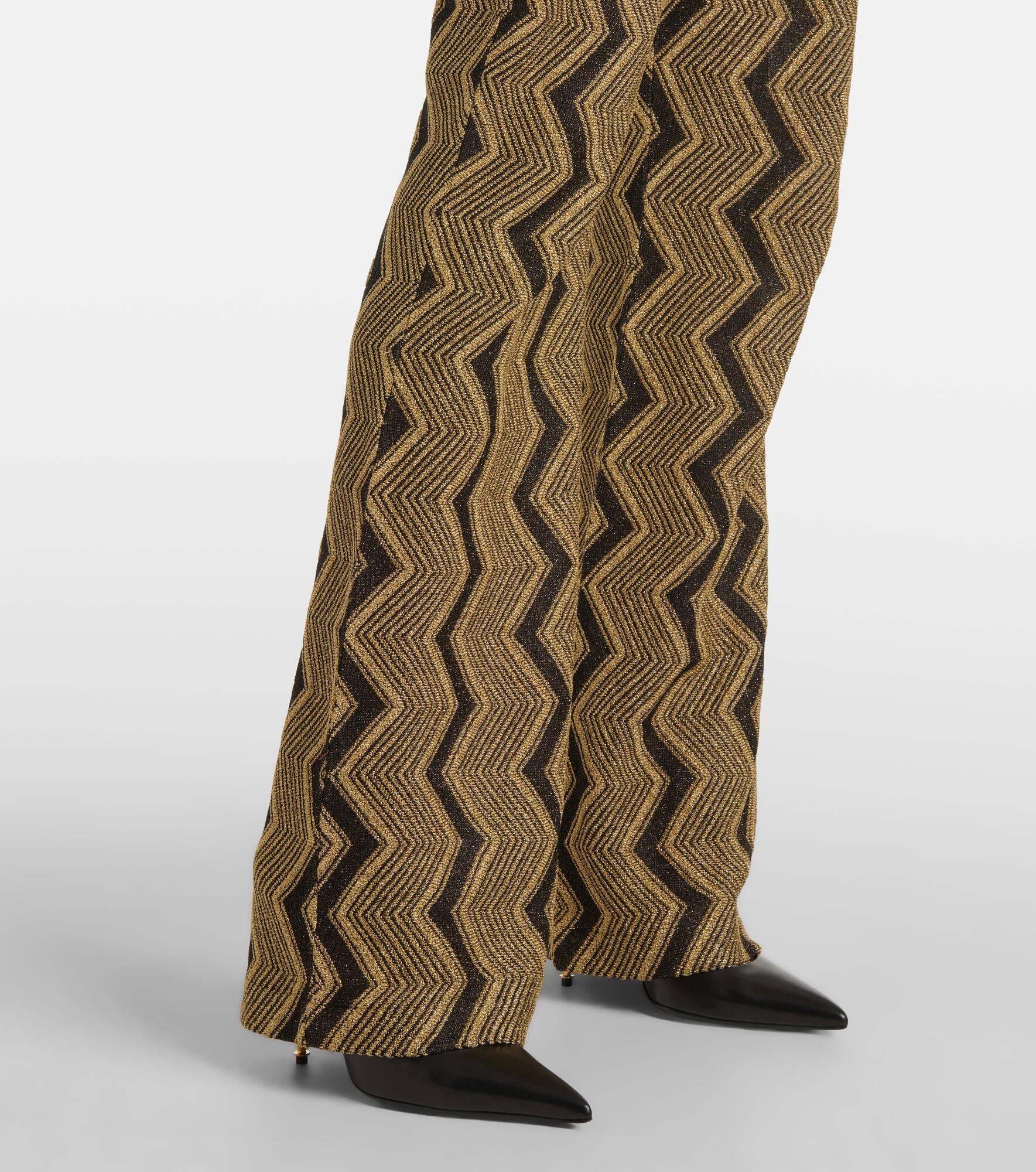 Zigzag flared pants - 5