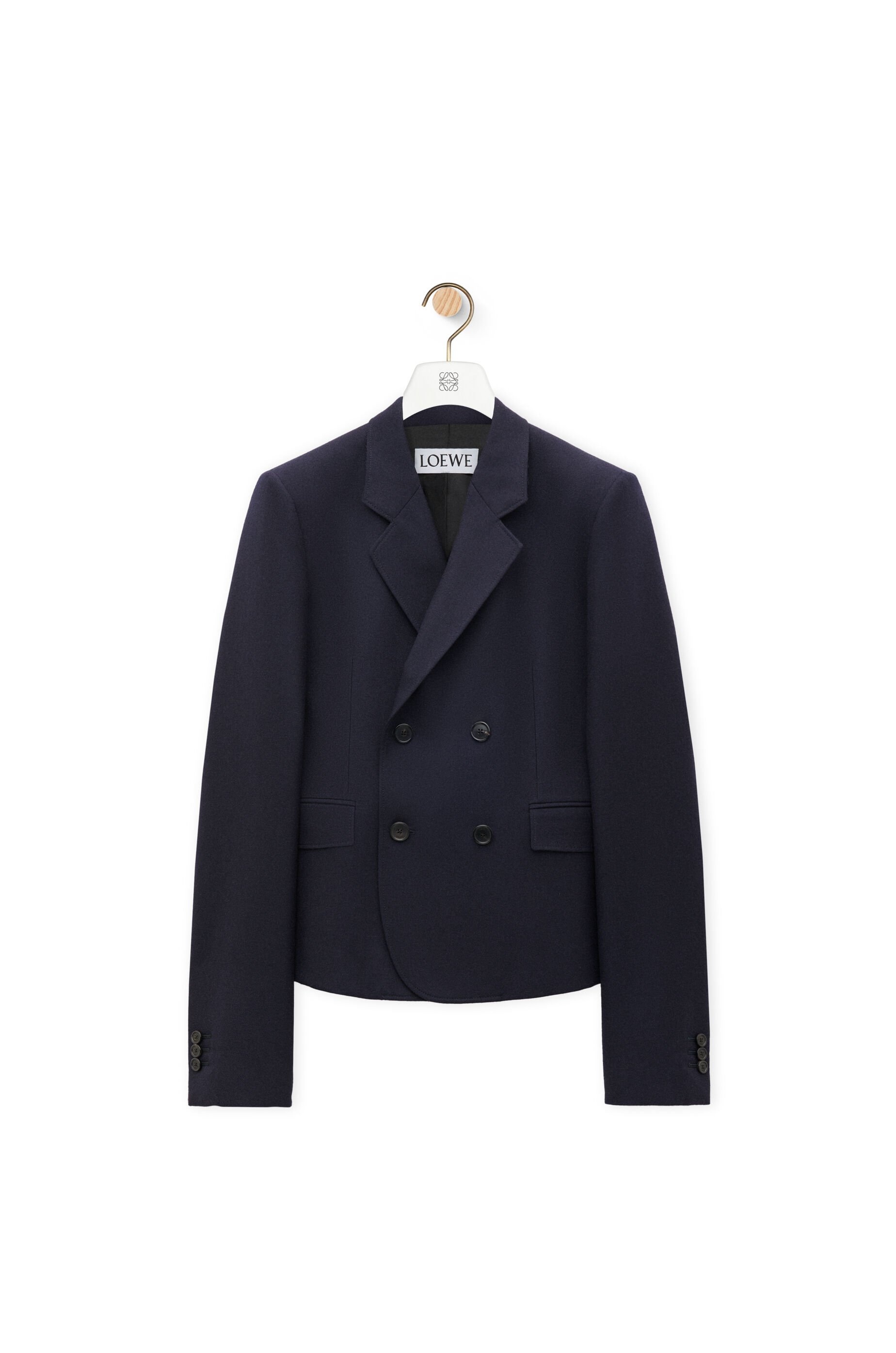 【関税&送料込】Loewe Short Jacket In Wool Loewe Short jacket in wool | REVERSIBLE