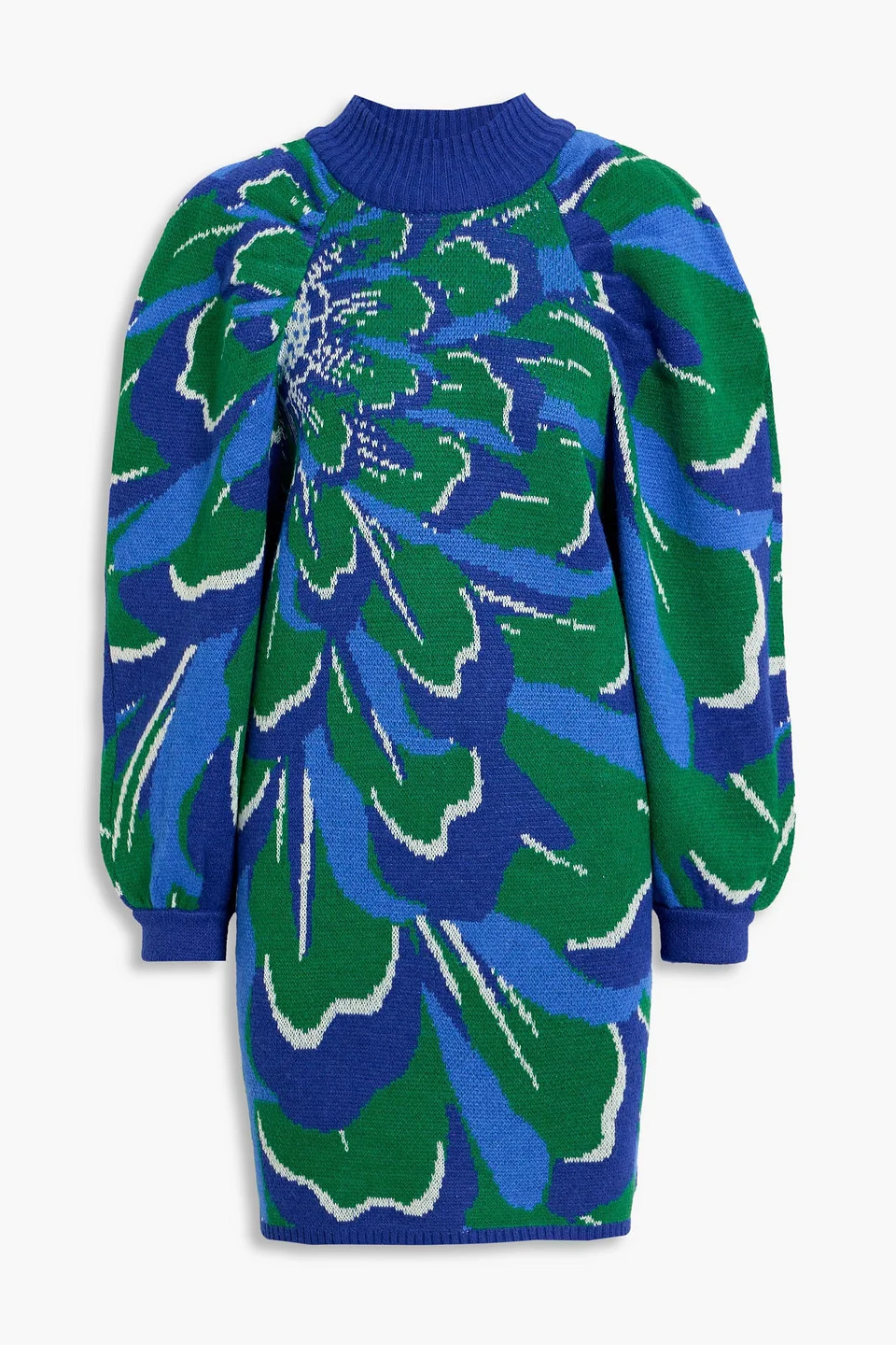 Jacquard-knit mini dress - 1