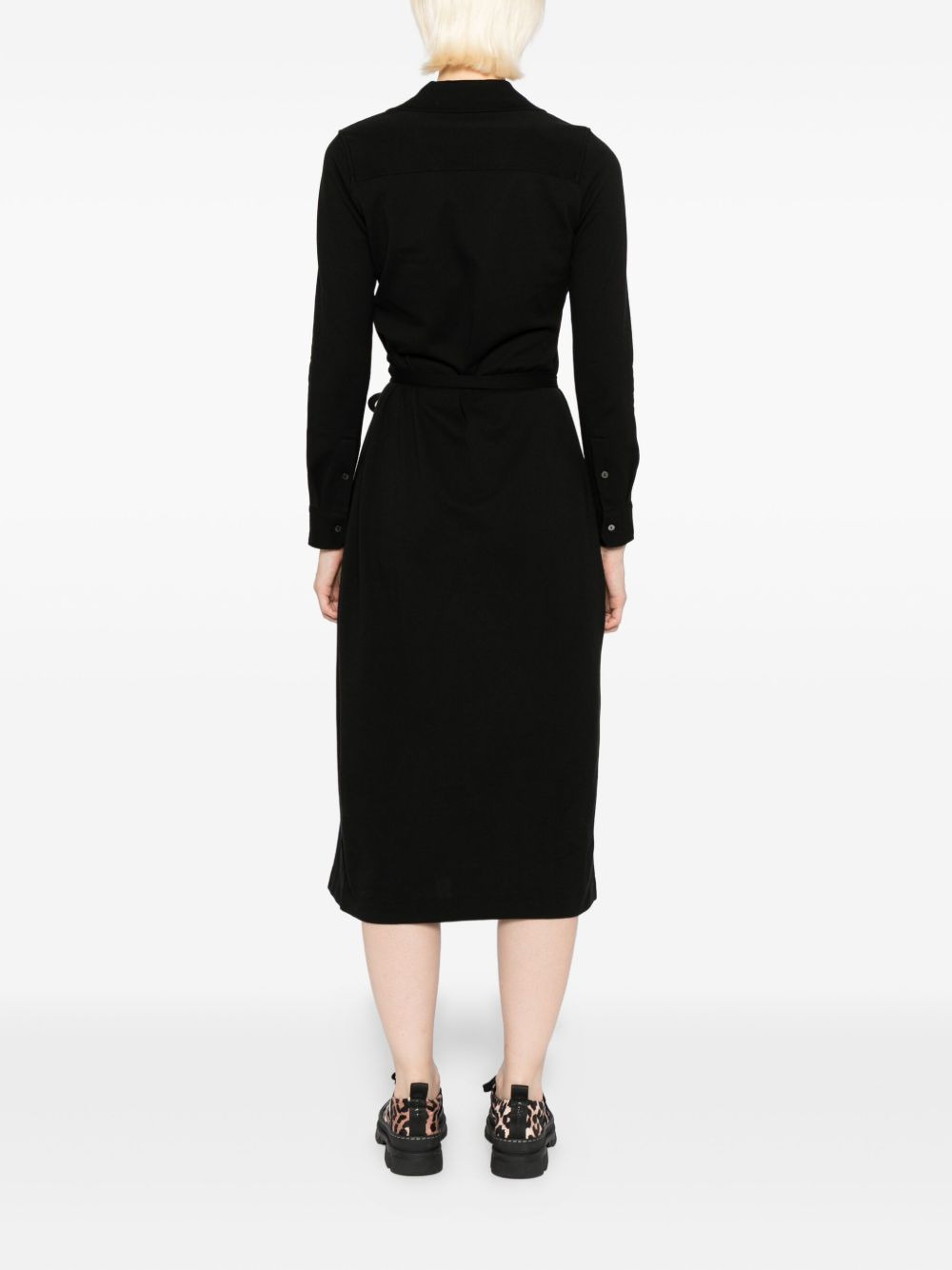 logo-patch dress - 4