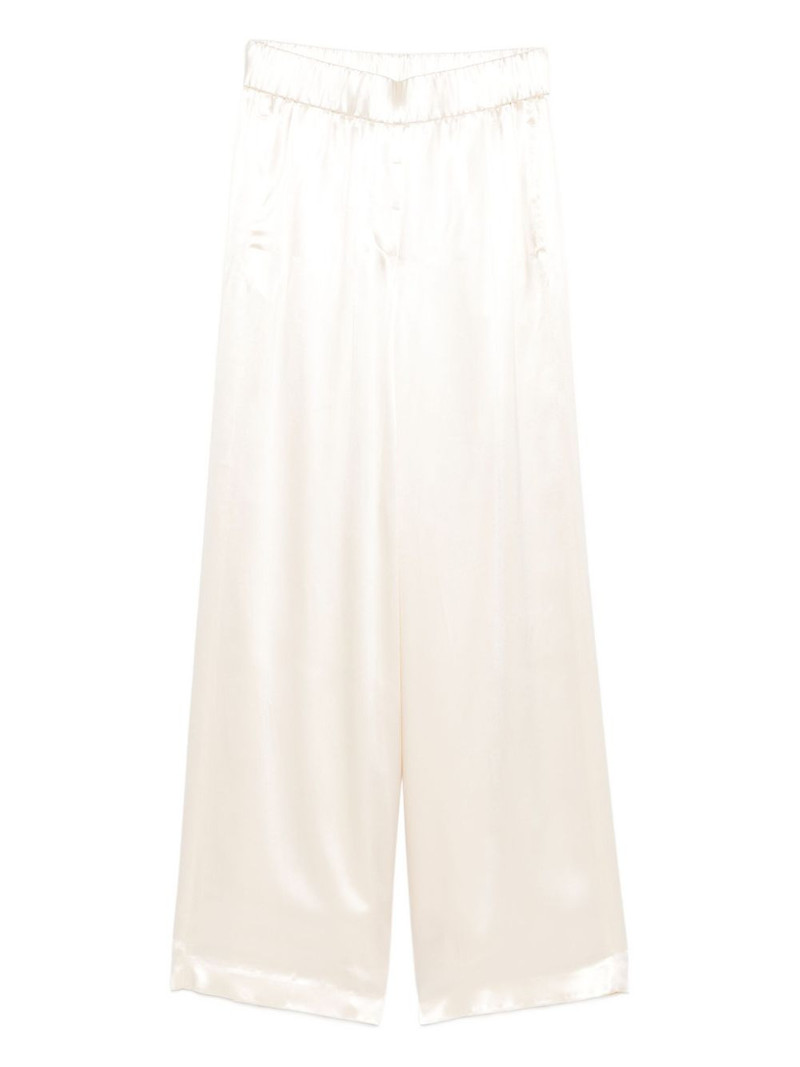 elastic-waist wide-leg trousers 1