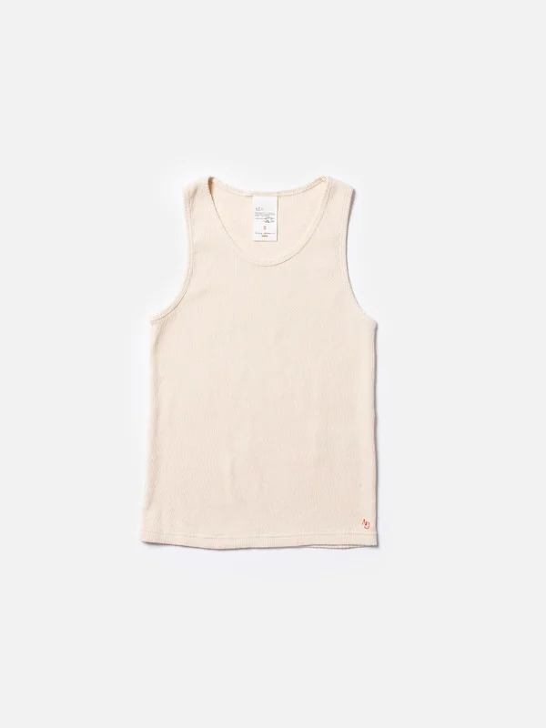 Elsie Rib Tank Top Egg White - 1