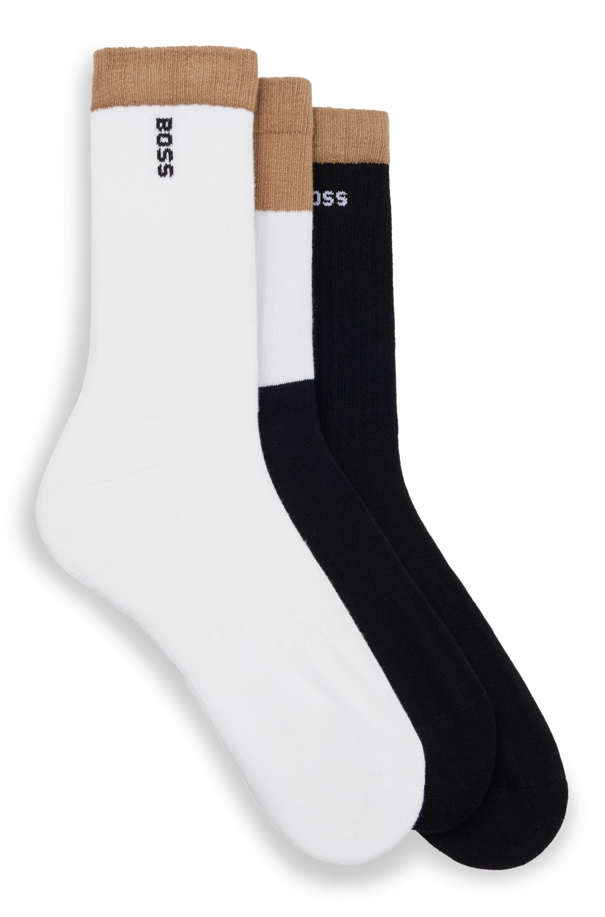 THREE-PACK OF SHORT-LENGTH SOCKS WITH LOGO DETAILS - 1