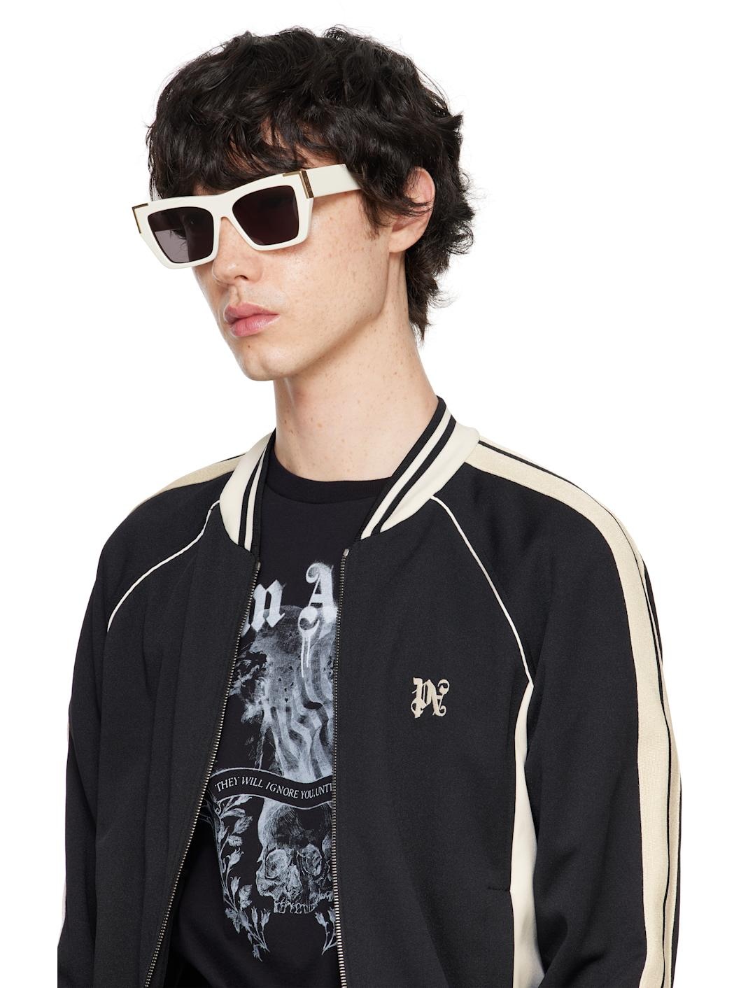 White Hollywood Sunglasses - 4