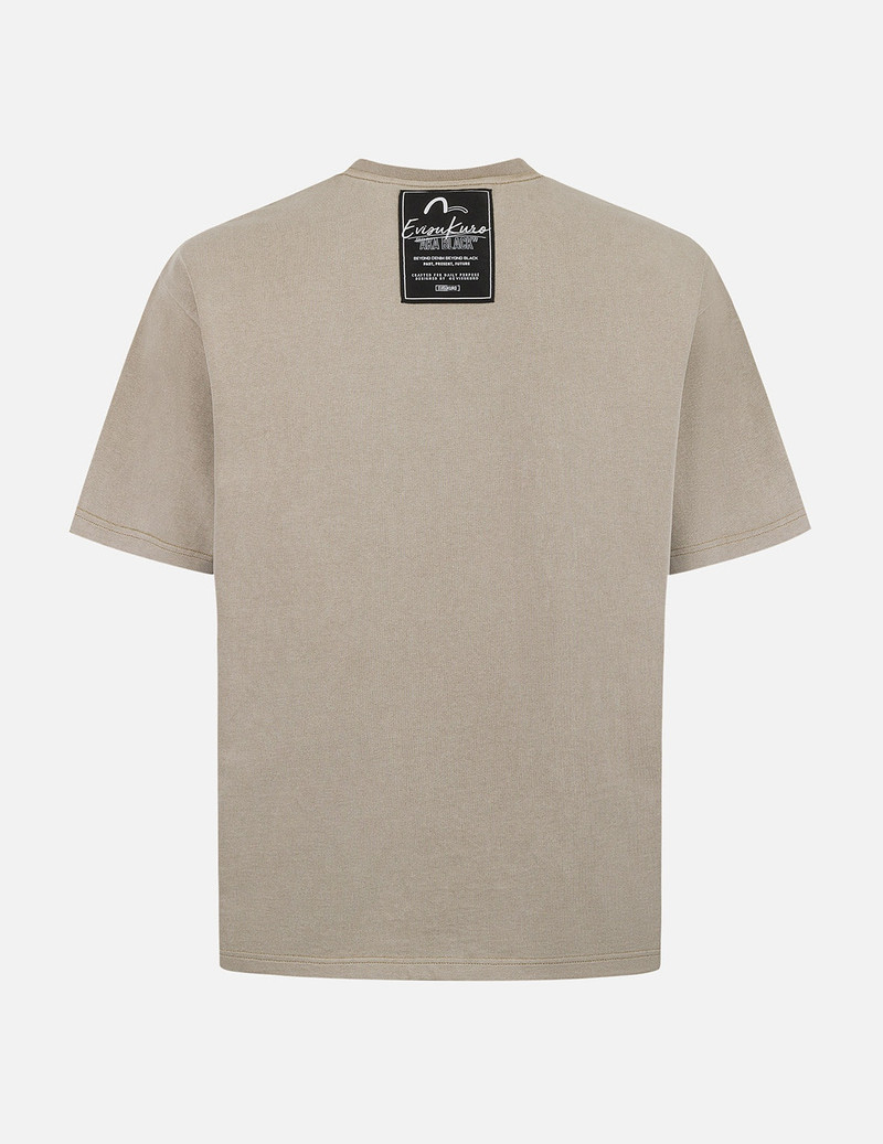 EVISU Seagull Embroidery and Print Regular Fit T-shirt outlook