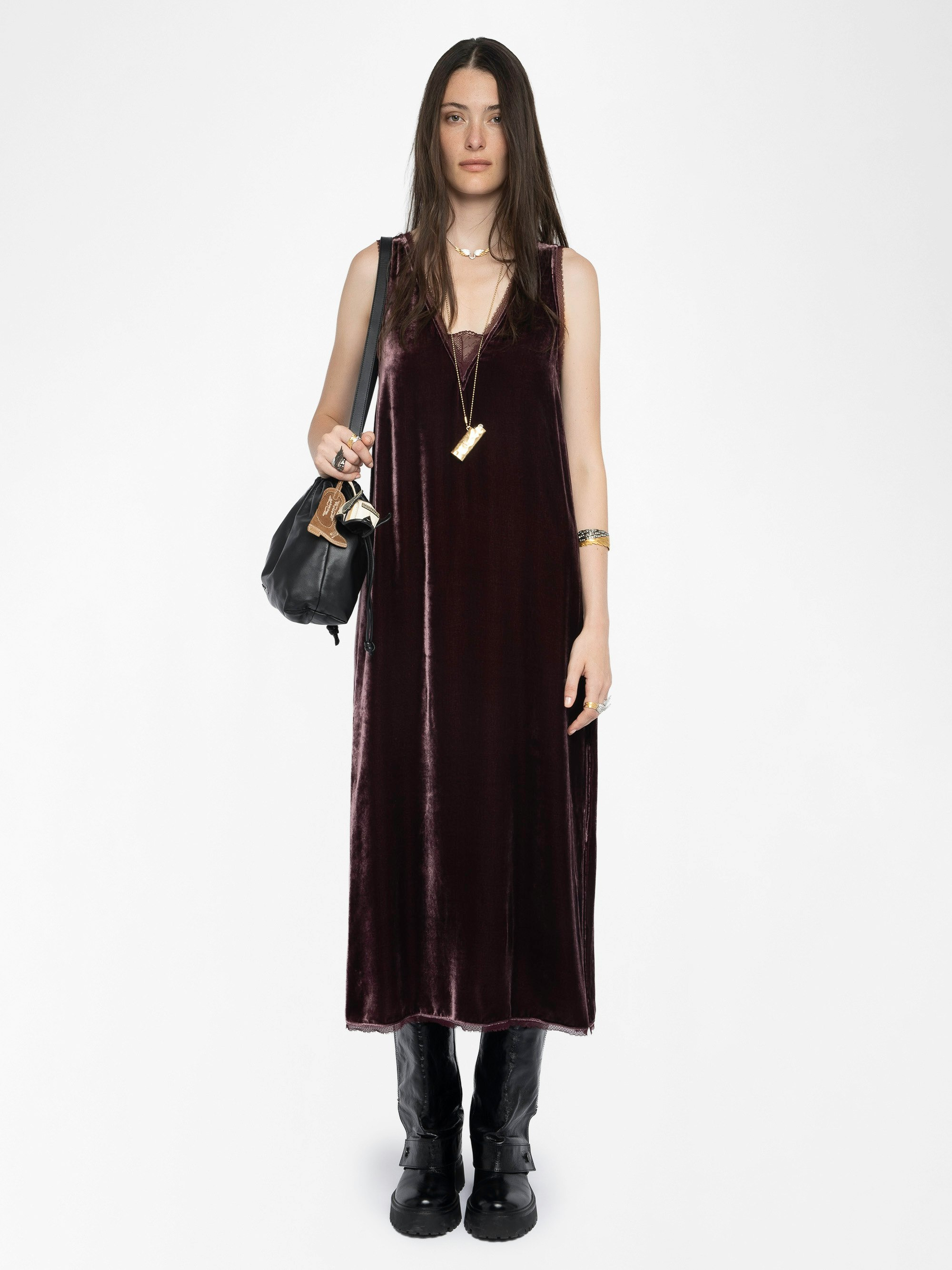 Renzo Velvet Dress - 2