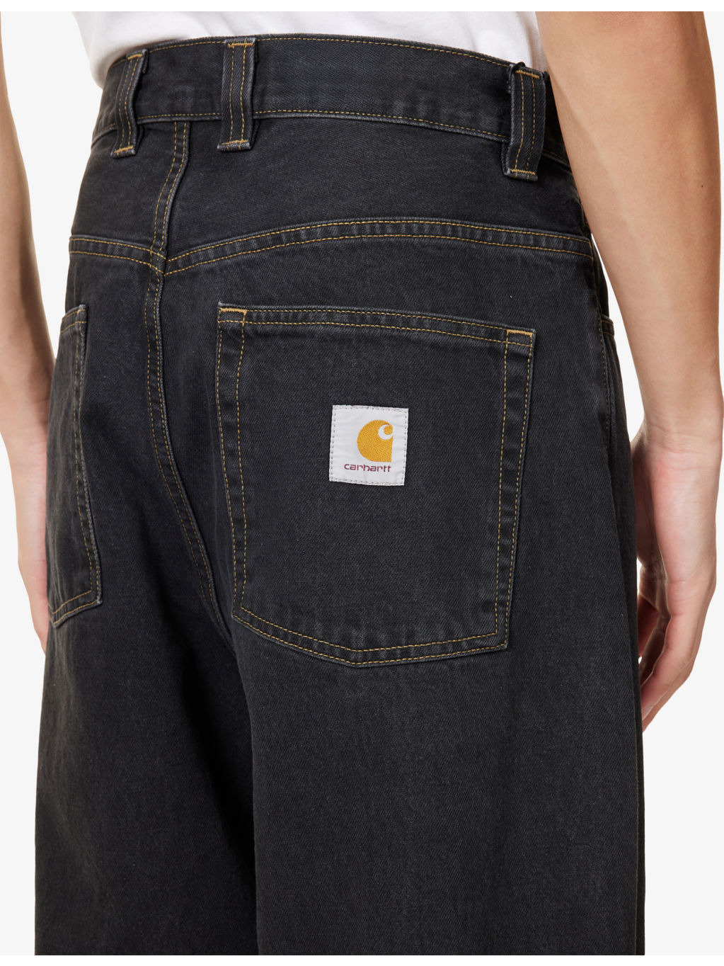 Brandon Wide-Leg Relaxed-Fit Denim Jeans - 5