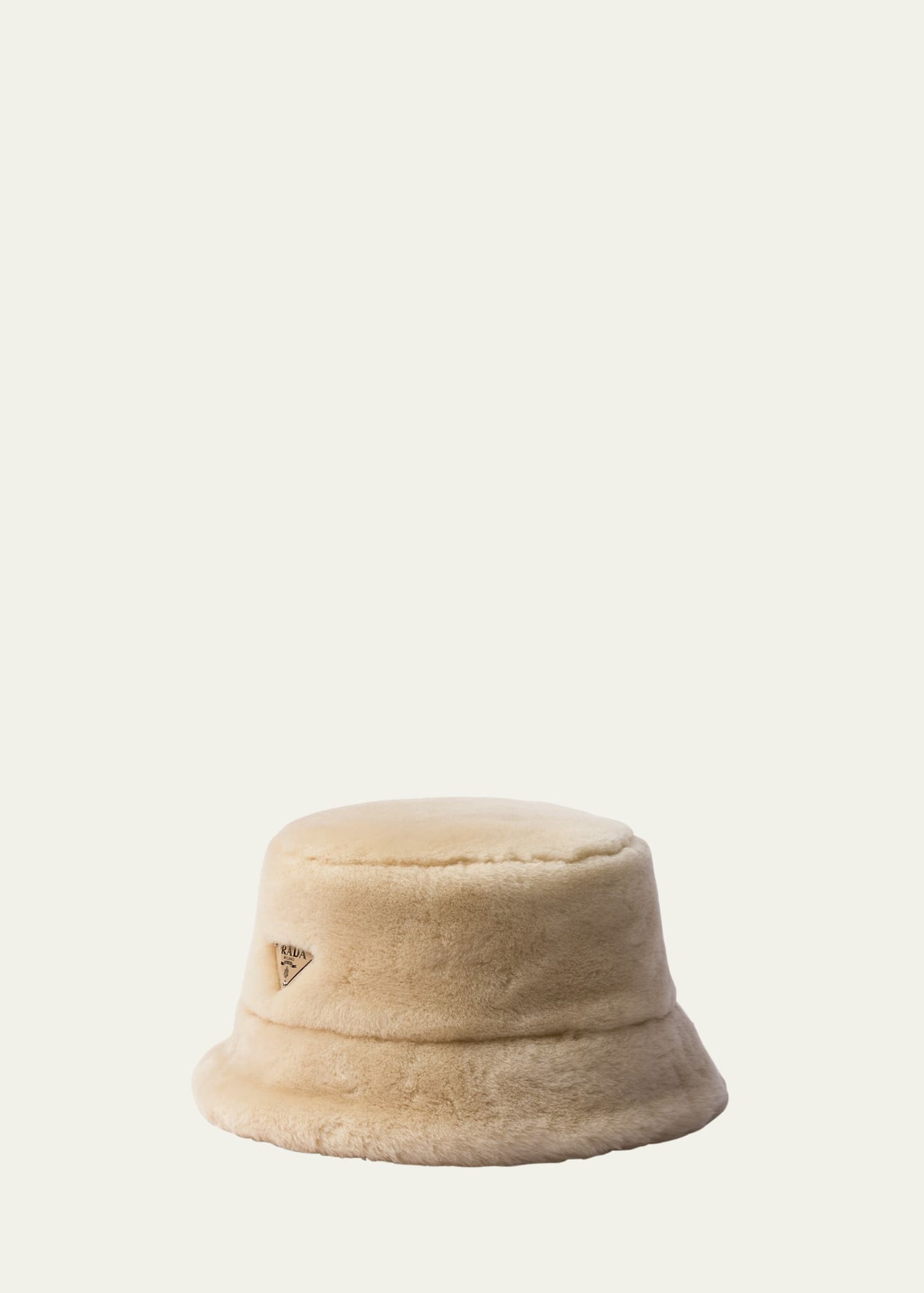 Montone Shearling Bucket Hat - 1