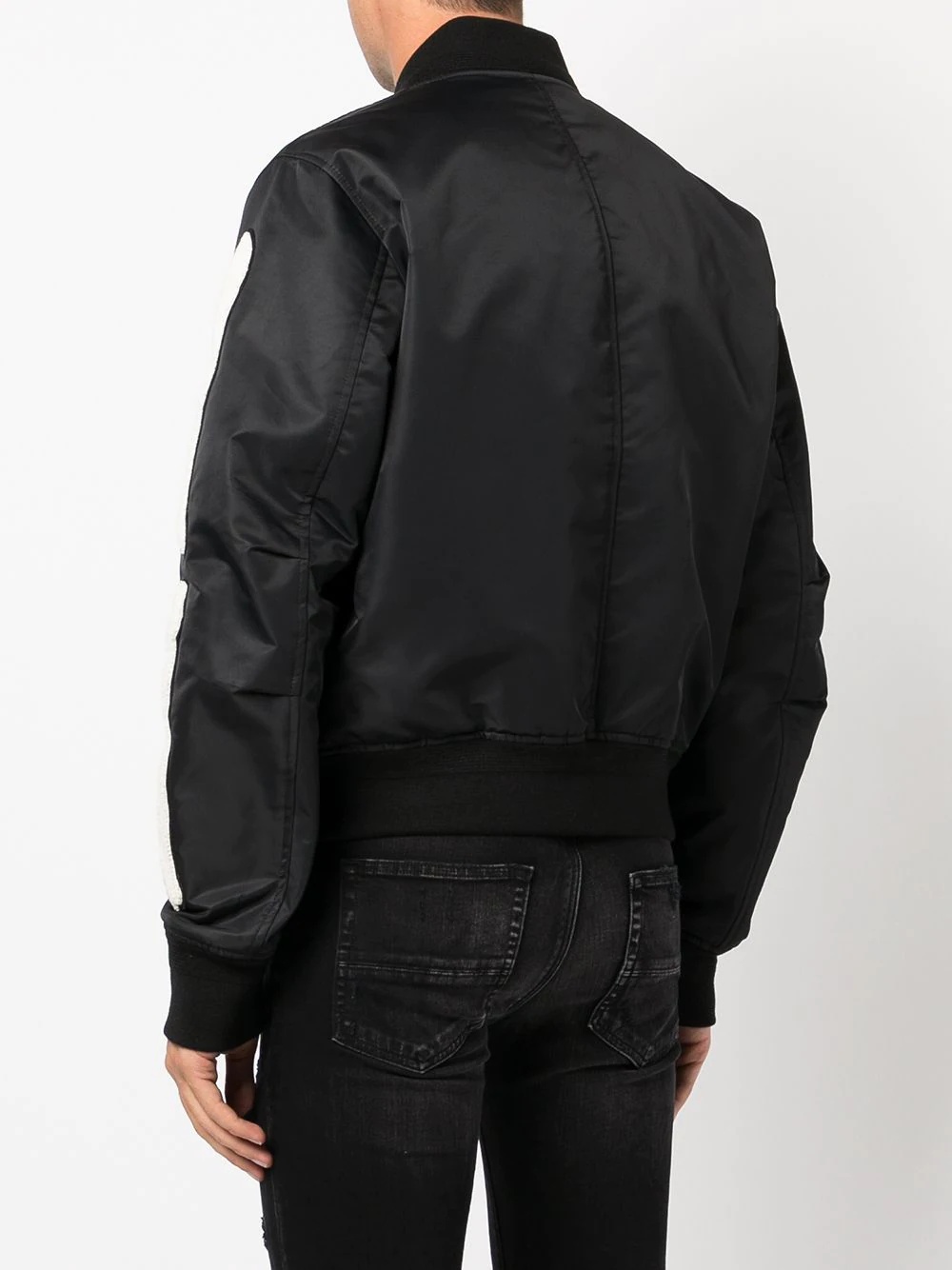 applique-detail bomber jacket - 4