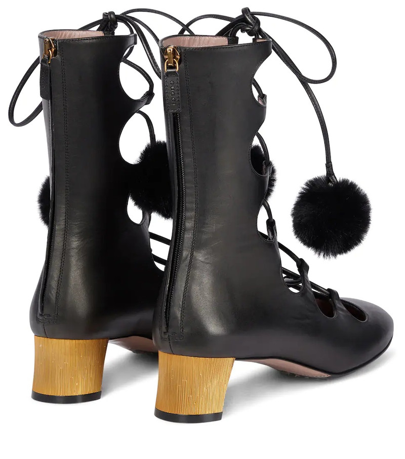 Lace-up leather ankle boots 3