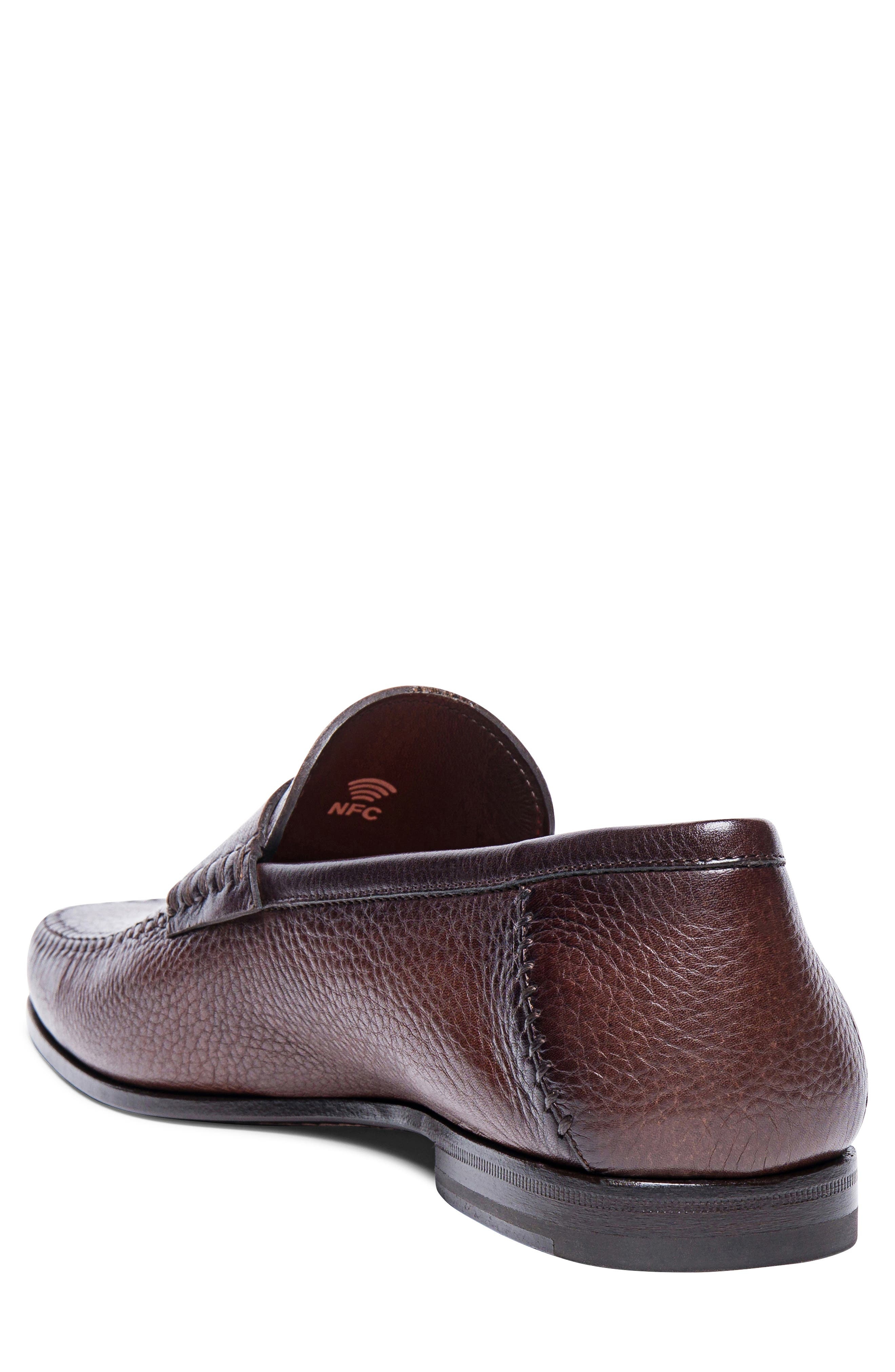 Santoni Paine Loafer in Dark Brown at Nordstrom - 2
