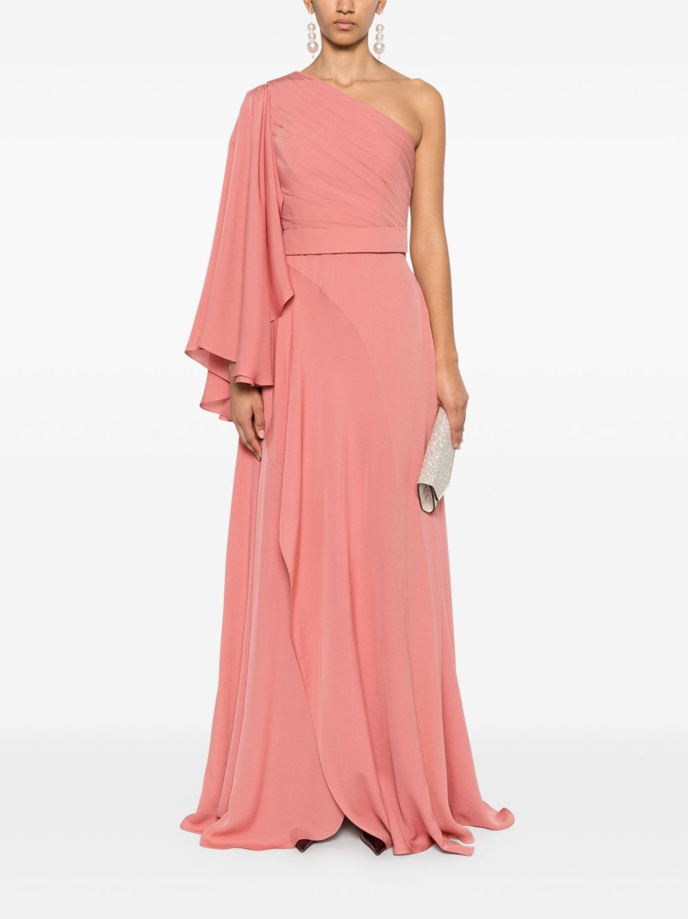 one-shoulder gown - 2