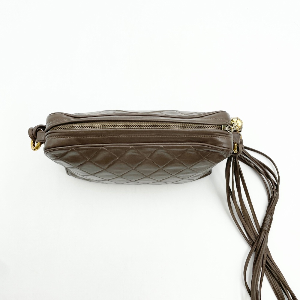 Chanel No.1 Brown Big CC Tassel Crossbody Bag - 5