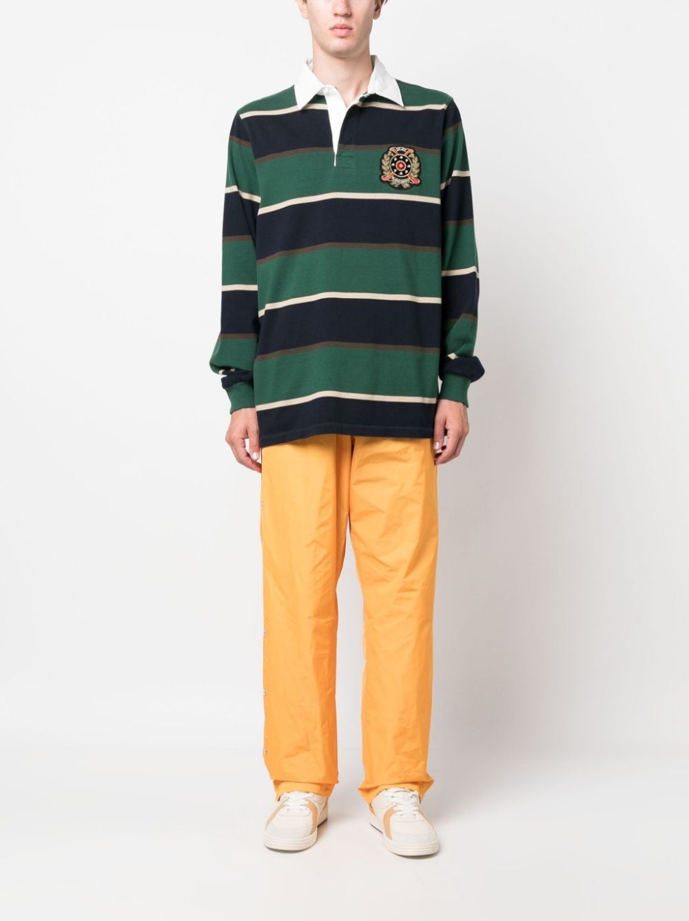 Rec press-stud straight-leg trousers - 2