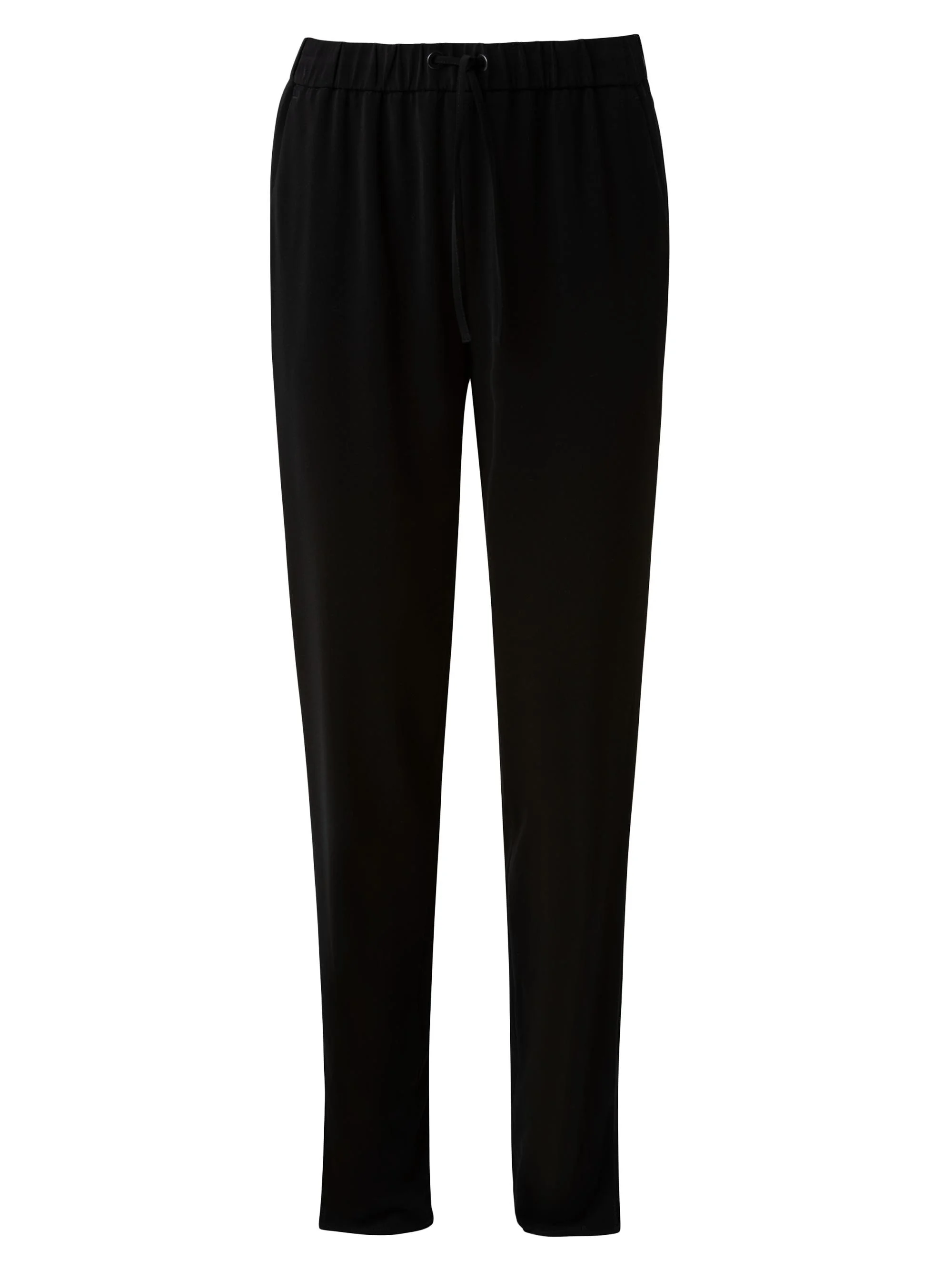 Women's Drawstring Trousers - Black - 1