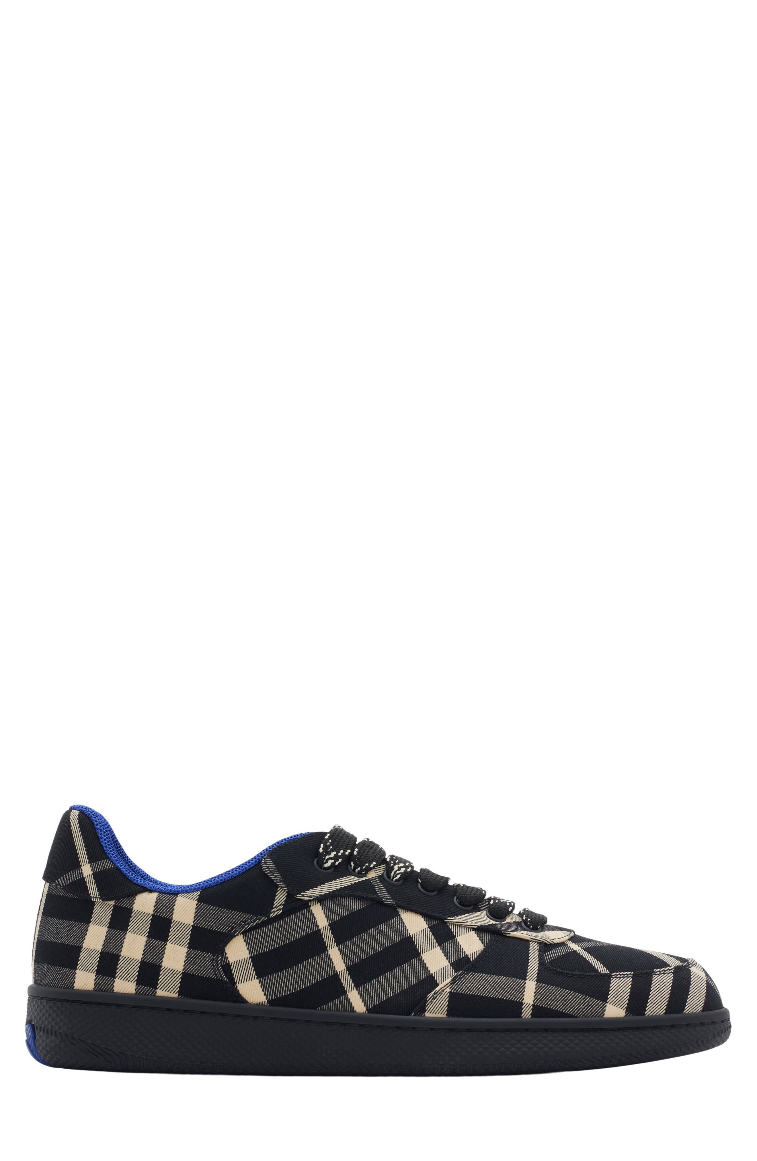 burberry Check Terrace Sneaker in Black Ip Chk at Nordstrom - 1