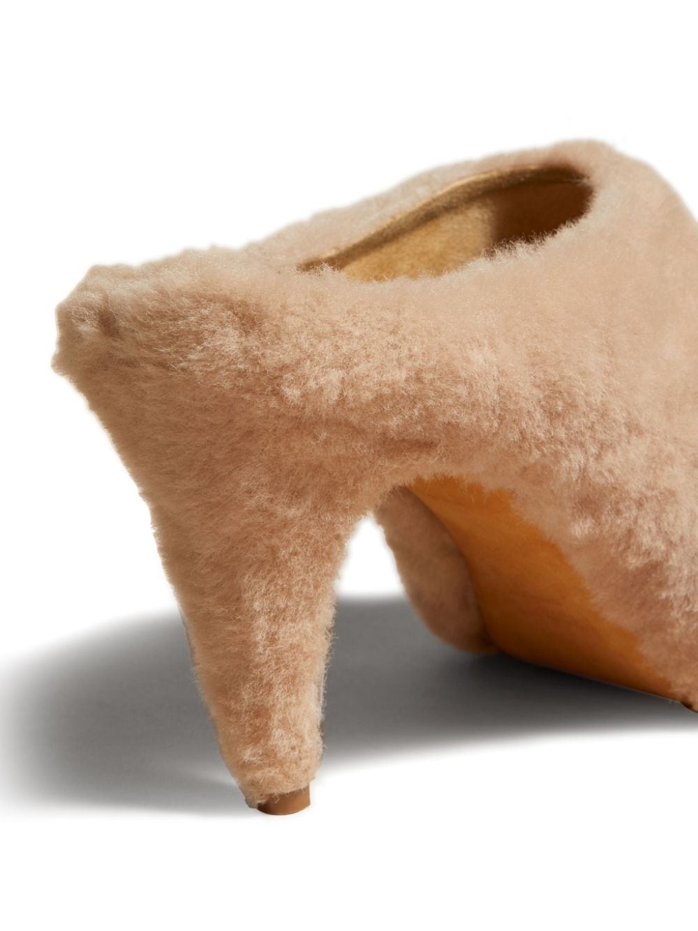 Marion 90mm shearling mules - 4