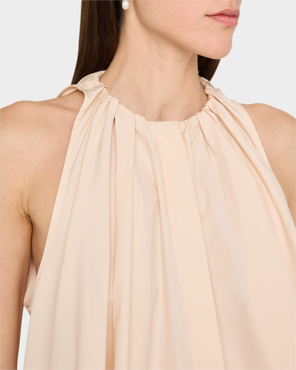 Gathered High-Low Tunic Shirt - 5