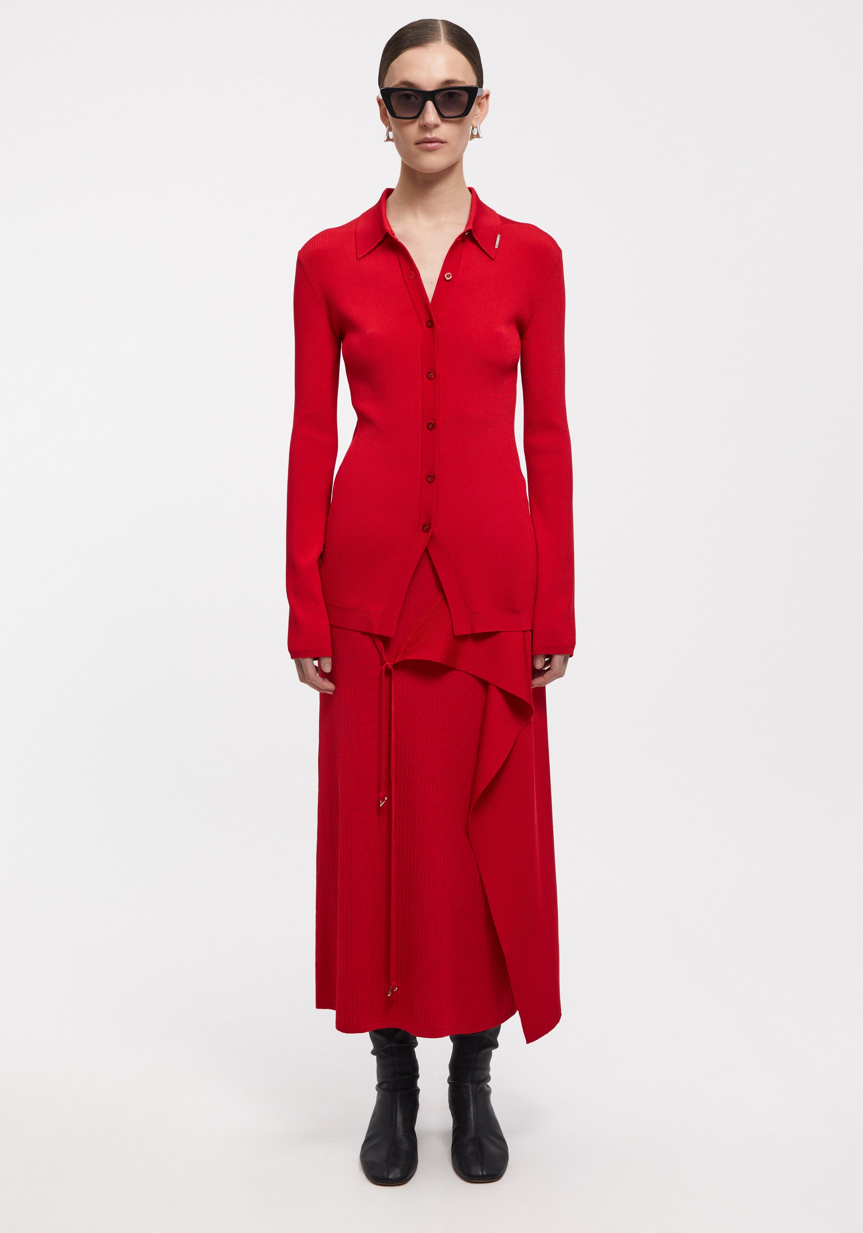 RIBBON
Rayon knit cardigan - 3