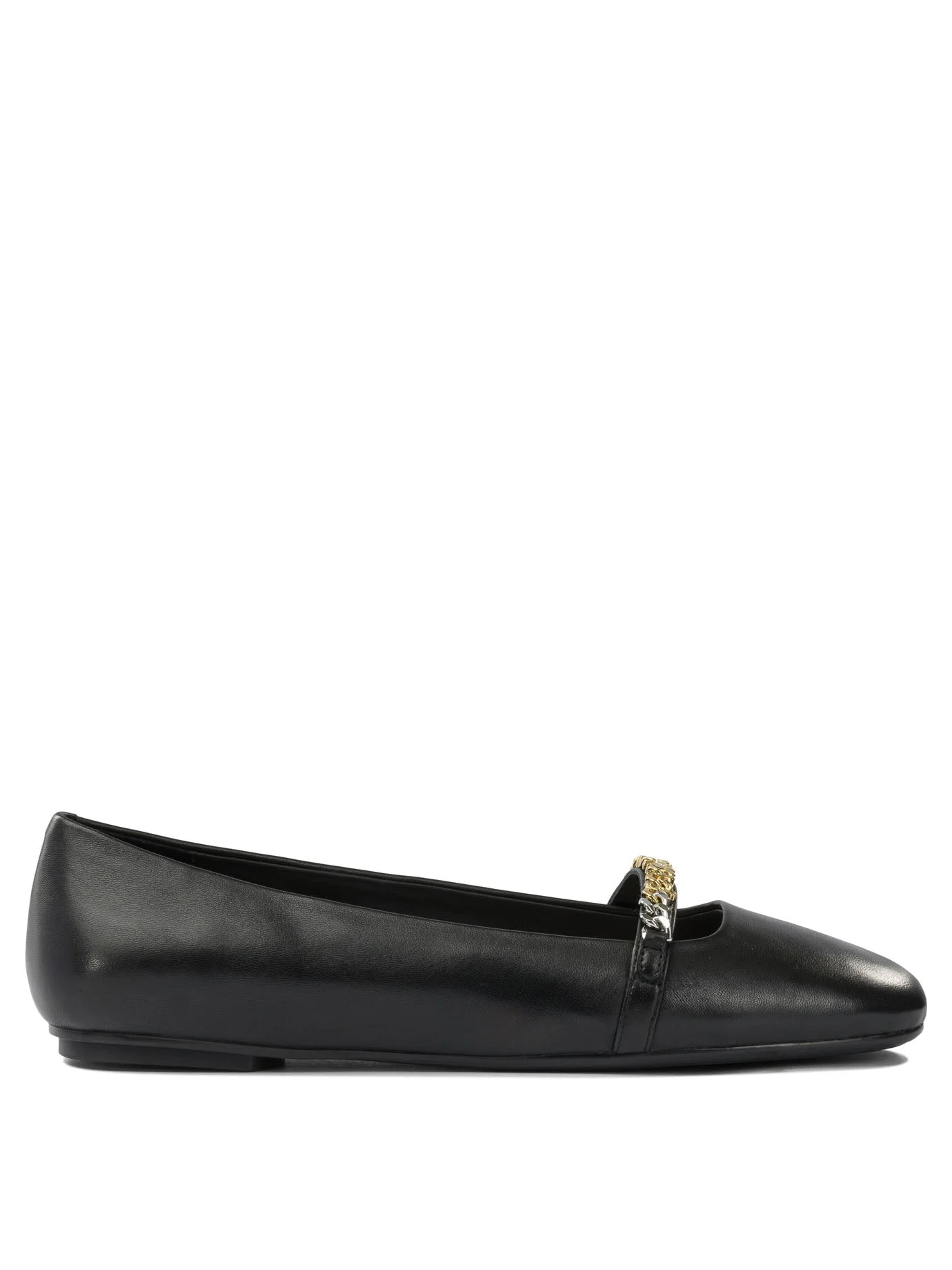 Pinko Leather Ballet Flats With Square Toe - 1