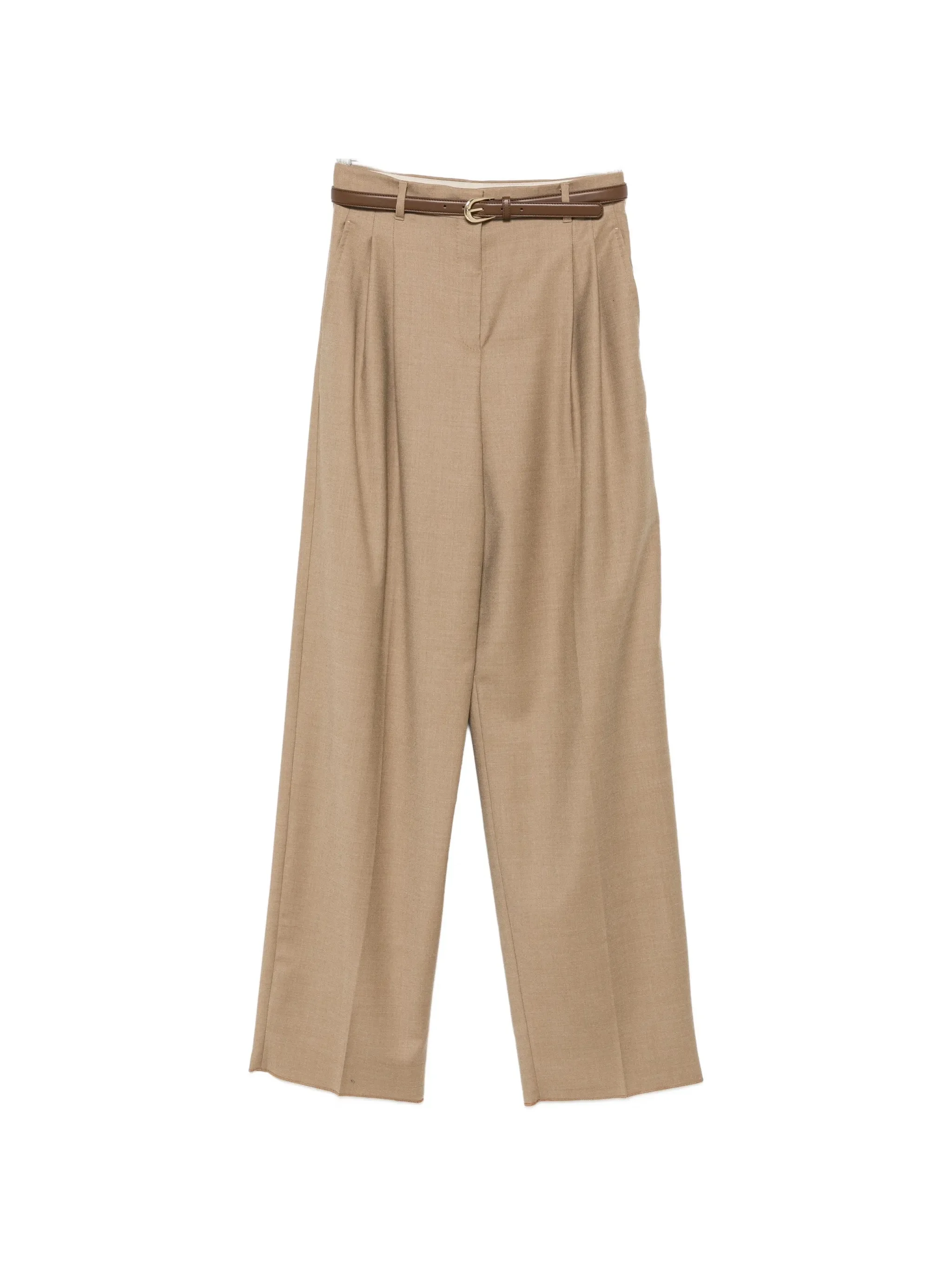 Max Mara Studio Pleated Wide-leg Trousers - 1