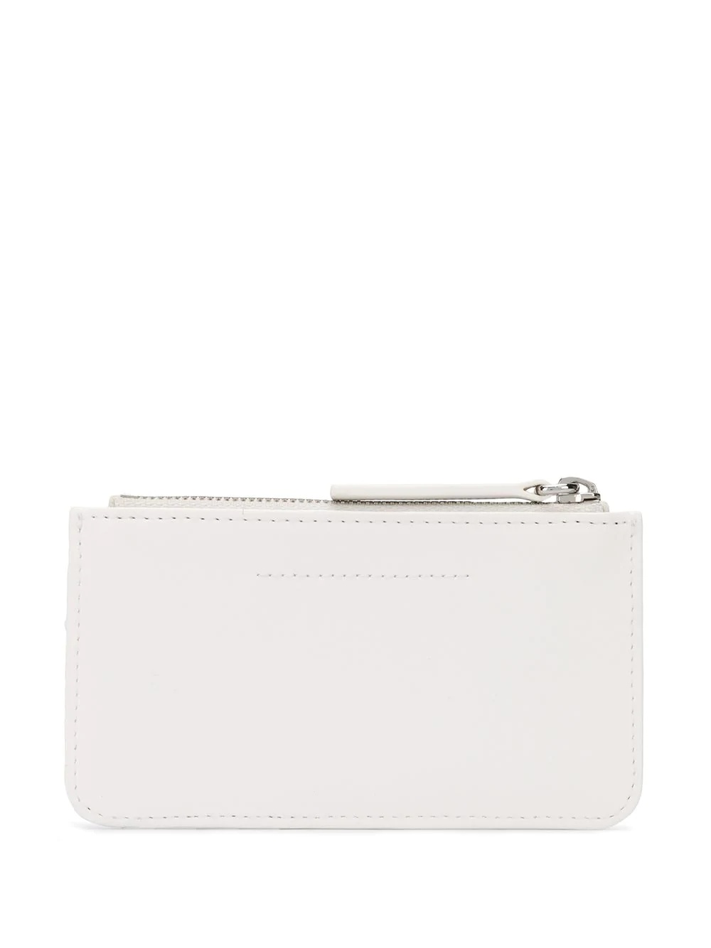 reverse logo zip purse - 2