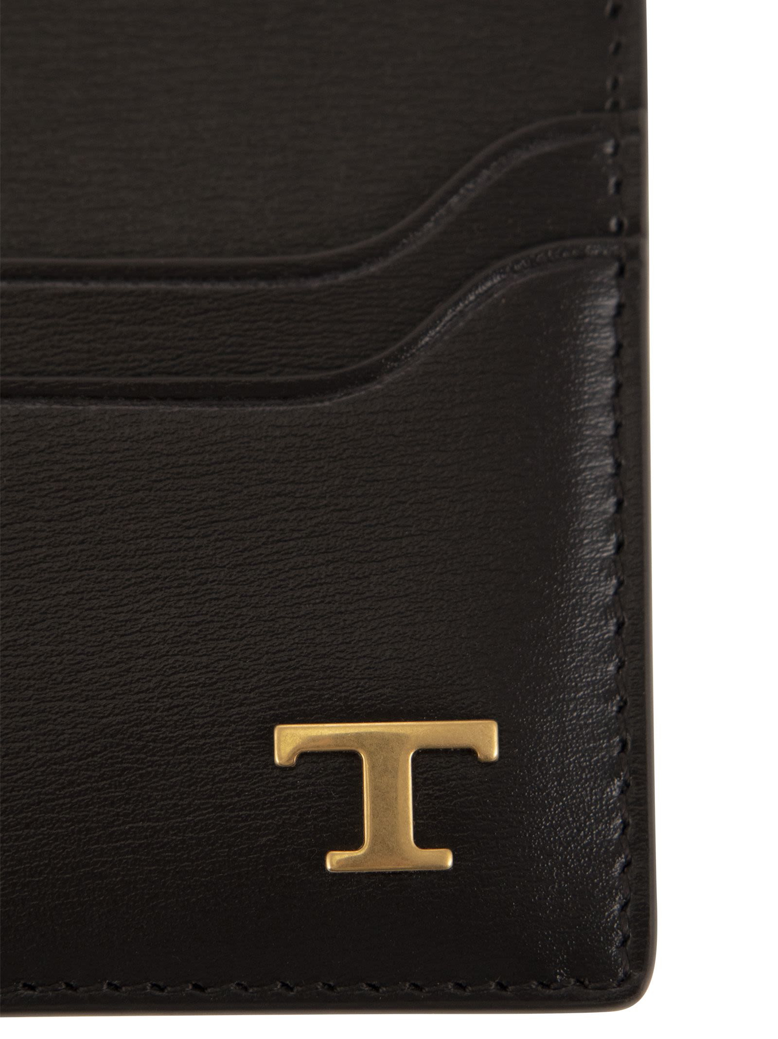 Tod's Men Leather Card Holder With Logo - 5