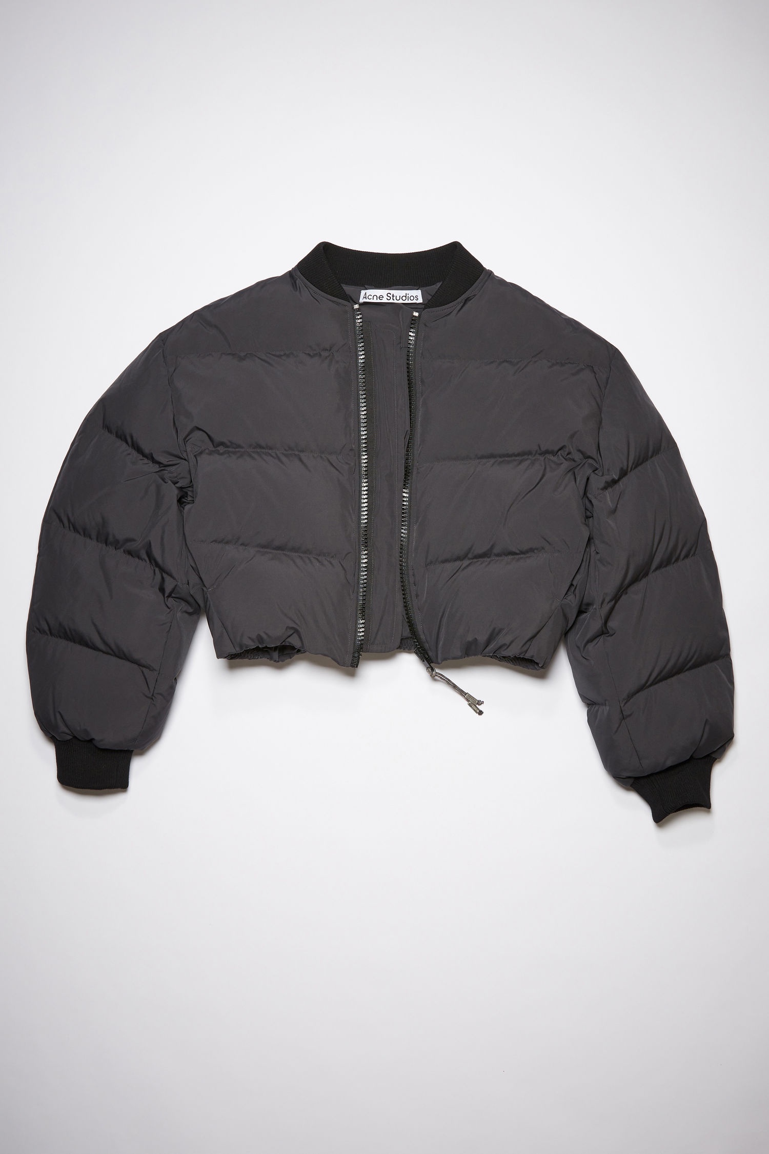 Quilted down jacket - Charcoal Grey - 1