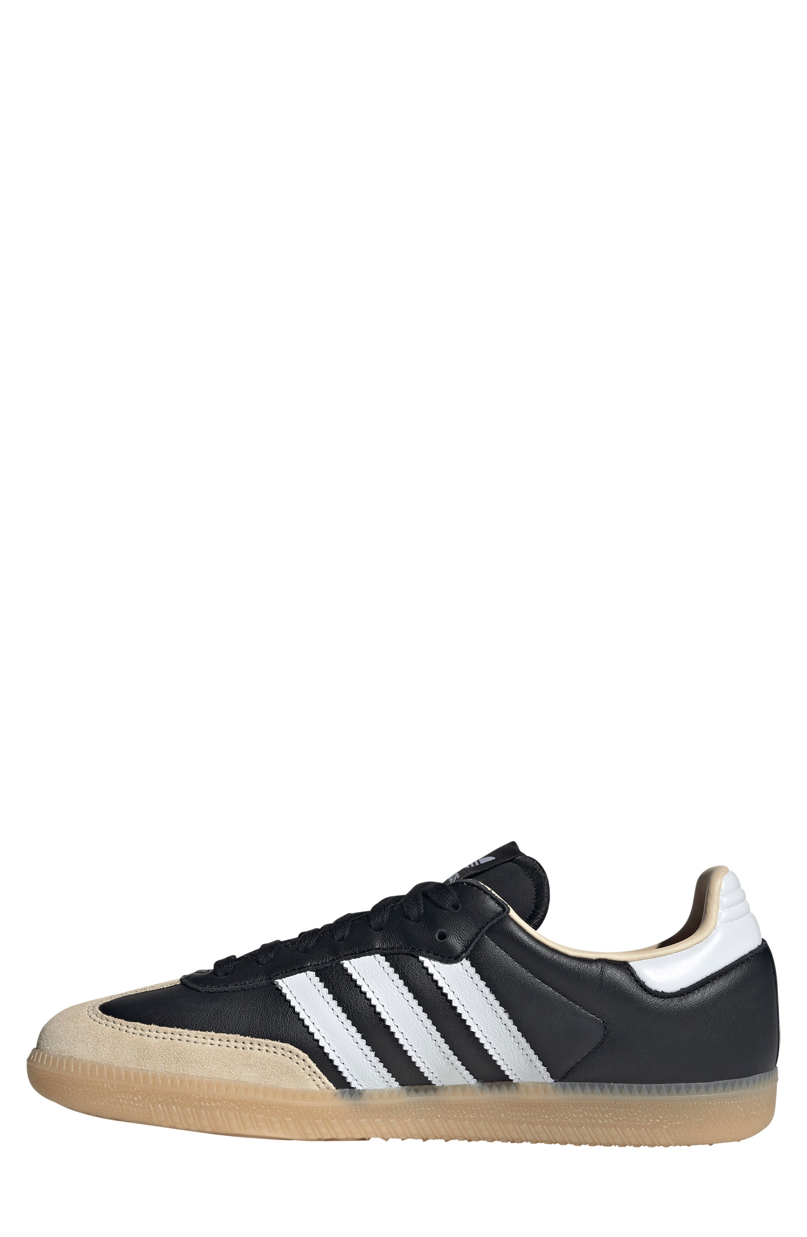 adidas Samba OG Sneaker in Black/White/Gum at Nordstrom - 6