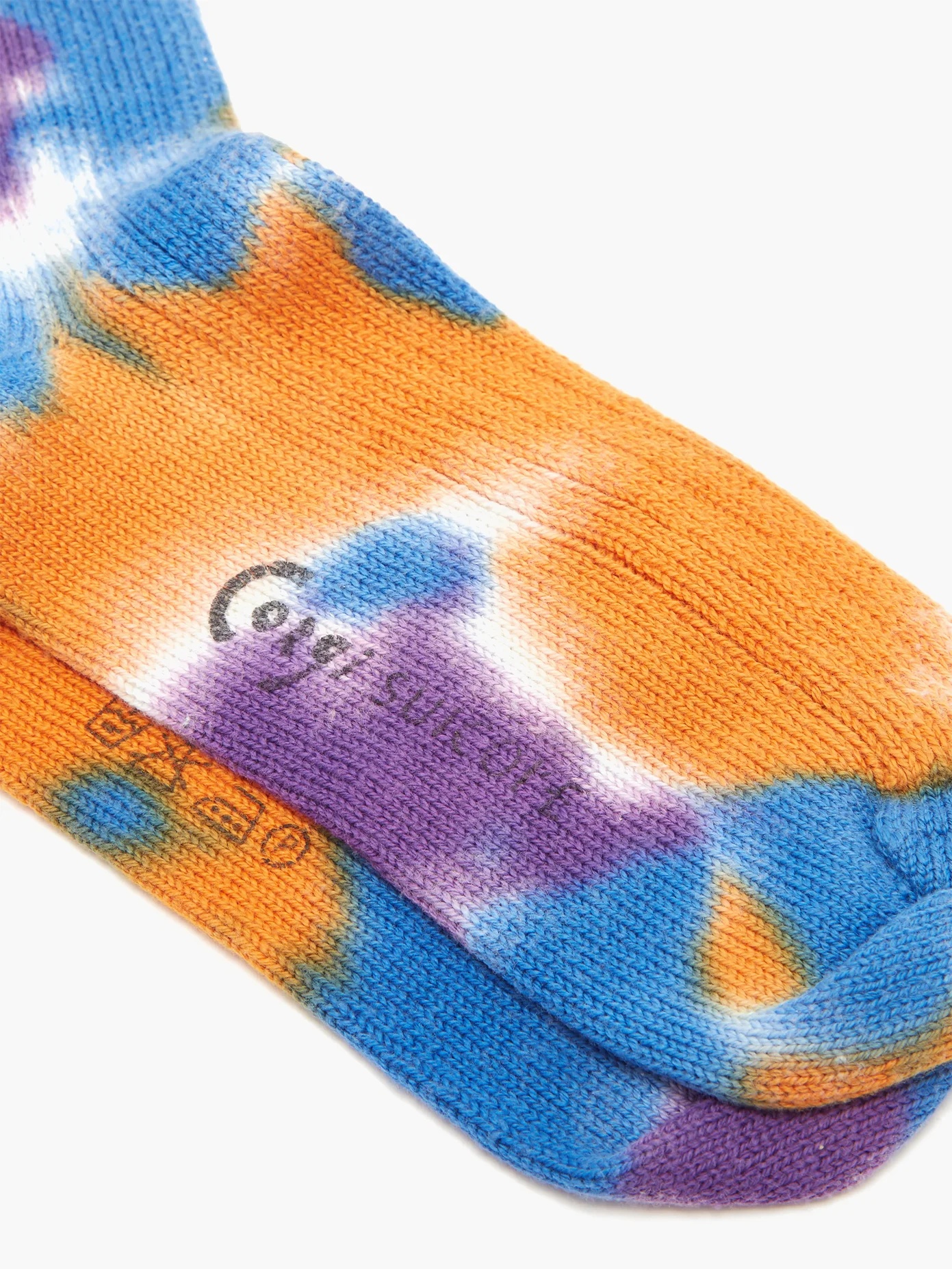 X Corgi tie-dye cotton socks - 4