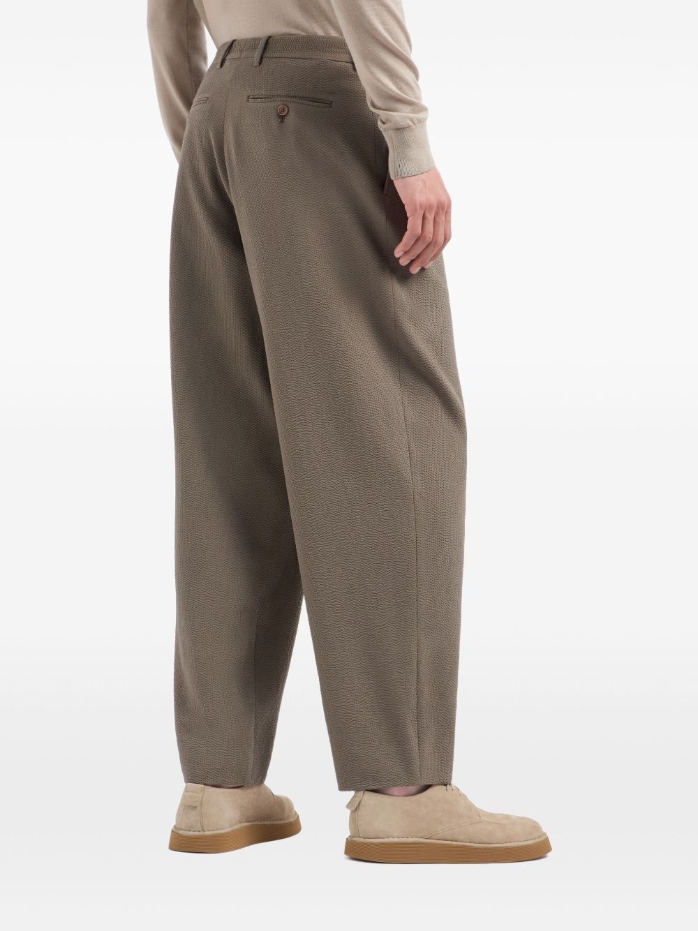 pleat-detail trousers - 4