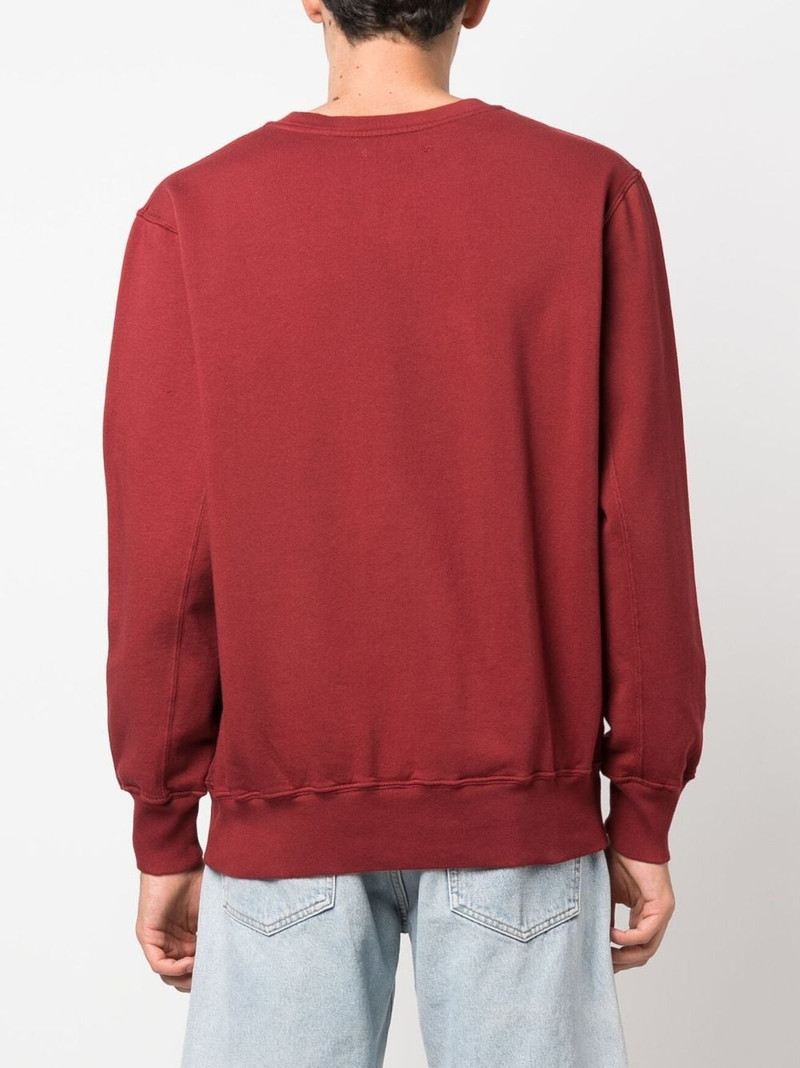 logo-embroidered crew-neck sweatshirt 4