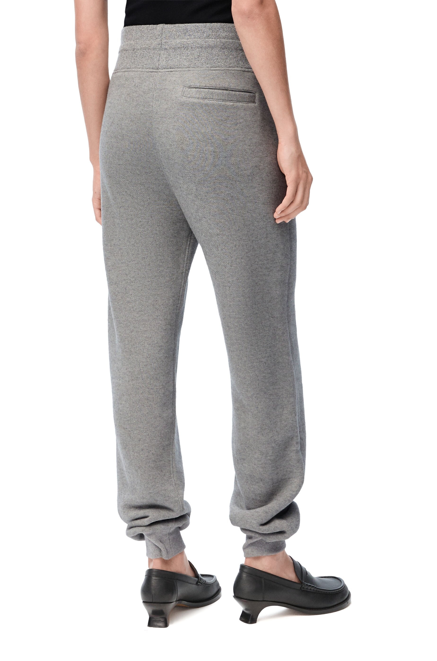 Trousers in cotton and cashmere - 4